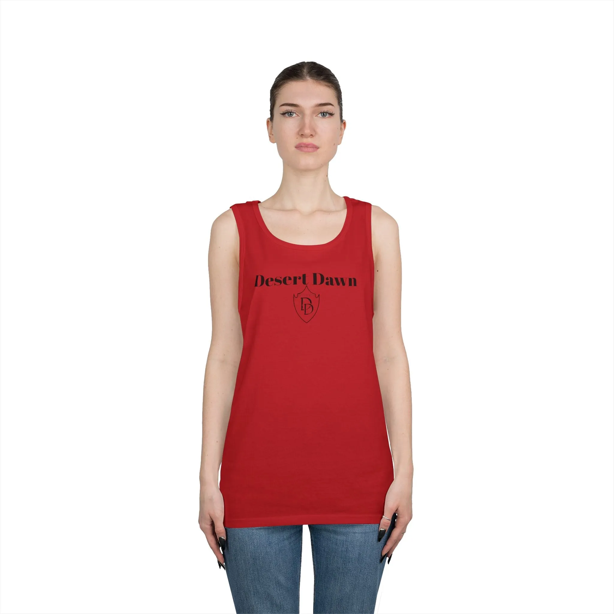 Desert Dawn Shield Design Tank Top