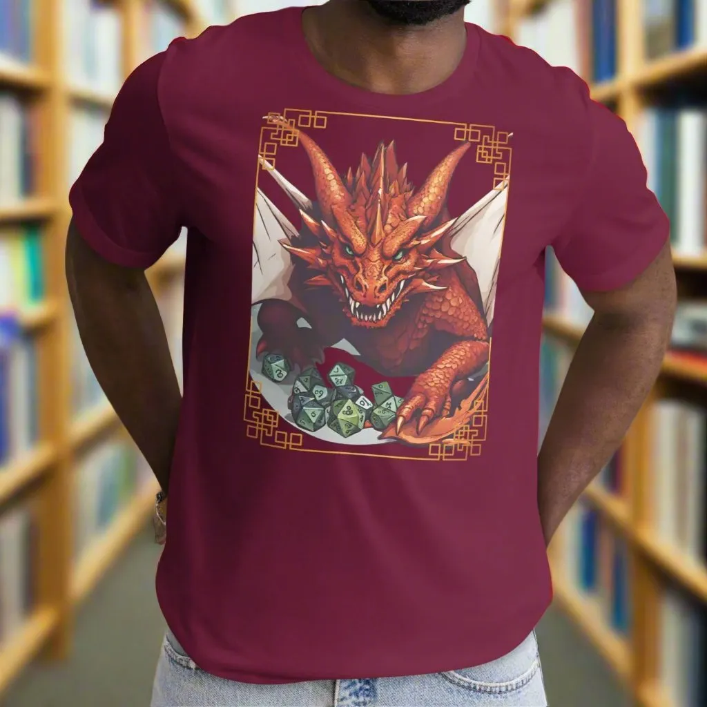 Dice Dragon D20 Men's T-Shirt