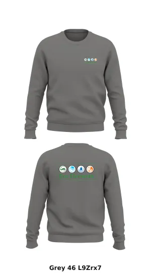 Eco Elements Store 1 Core Men's Crewneck Performance Sweatshirt - L9Zrx7