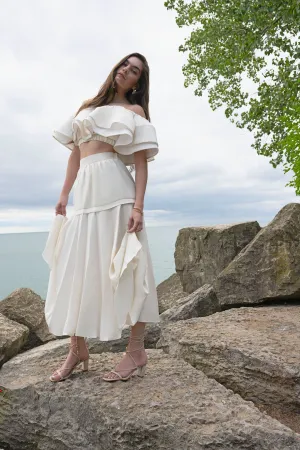 Eliza Linen Midi Skirt