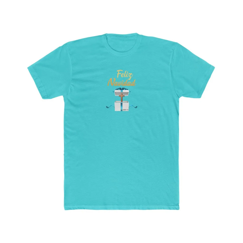 Feliz Navidad Men's Cotton Crew Tee