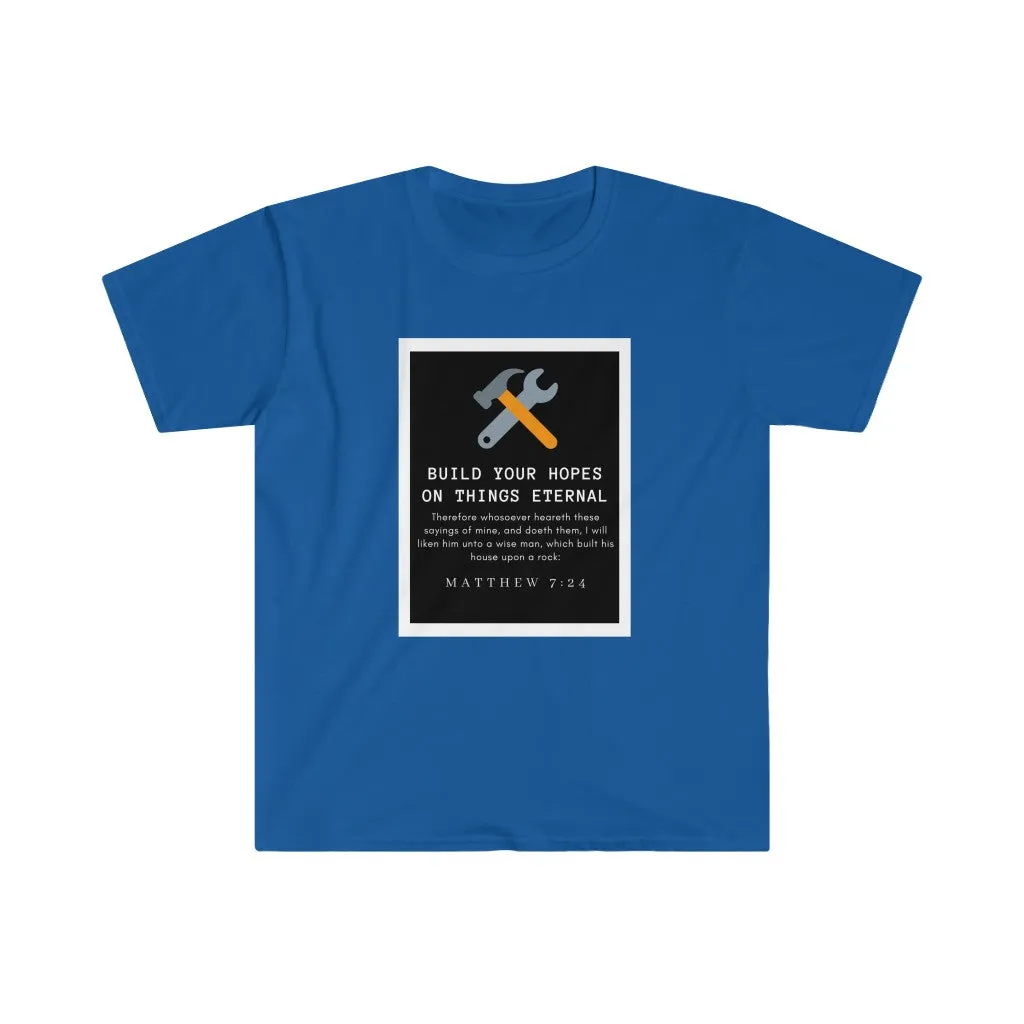 Fitted Short Sleeve Tee (Black Love Rocks Original Design - BUILD)
