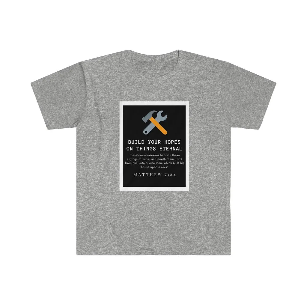 Fitted Short Sleeve Tee (Black Love Rocks Original Design - BUILD)