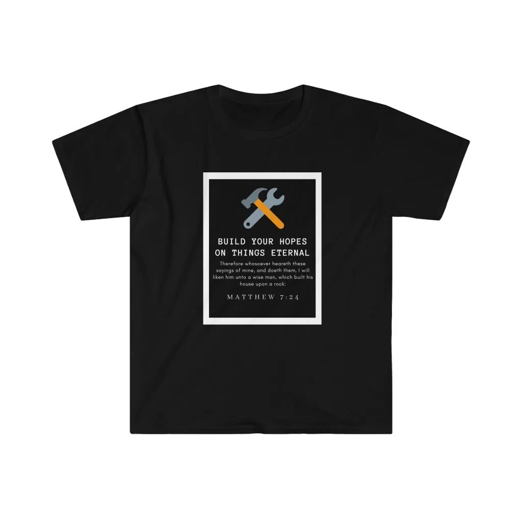 Fitted Short Sleeve Tee (Black Love Rocks Original Design - BUILD)