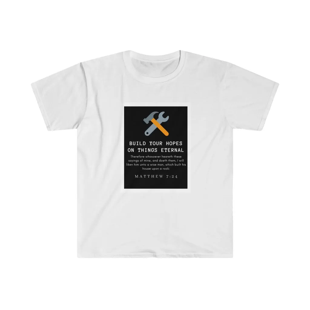 Fitted Short Sleeve Tee (Black Love Rocks Original Design - BUILD)