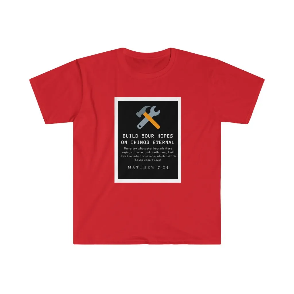 Fitted Short Sleeve Tee (Black Love Rocks Original Design - BUILD)