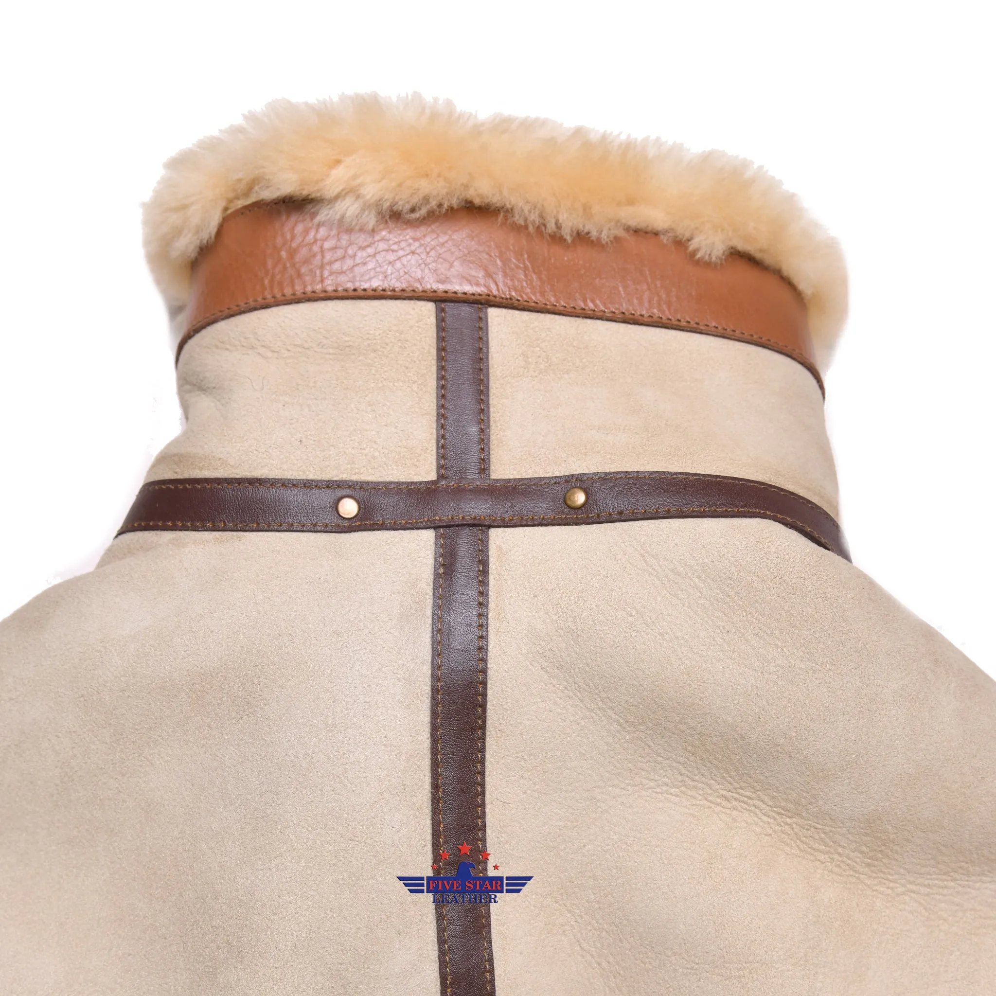 FiveStar leather Jacket Flying Type B-3 Un-Coated 1937 Version