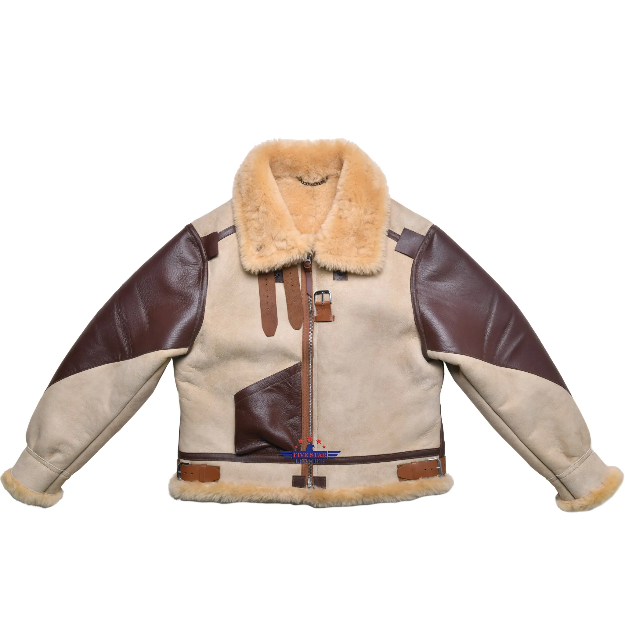FiveStar leather Jacket Flying Type B-3 Un-Coated 1937 Version