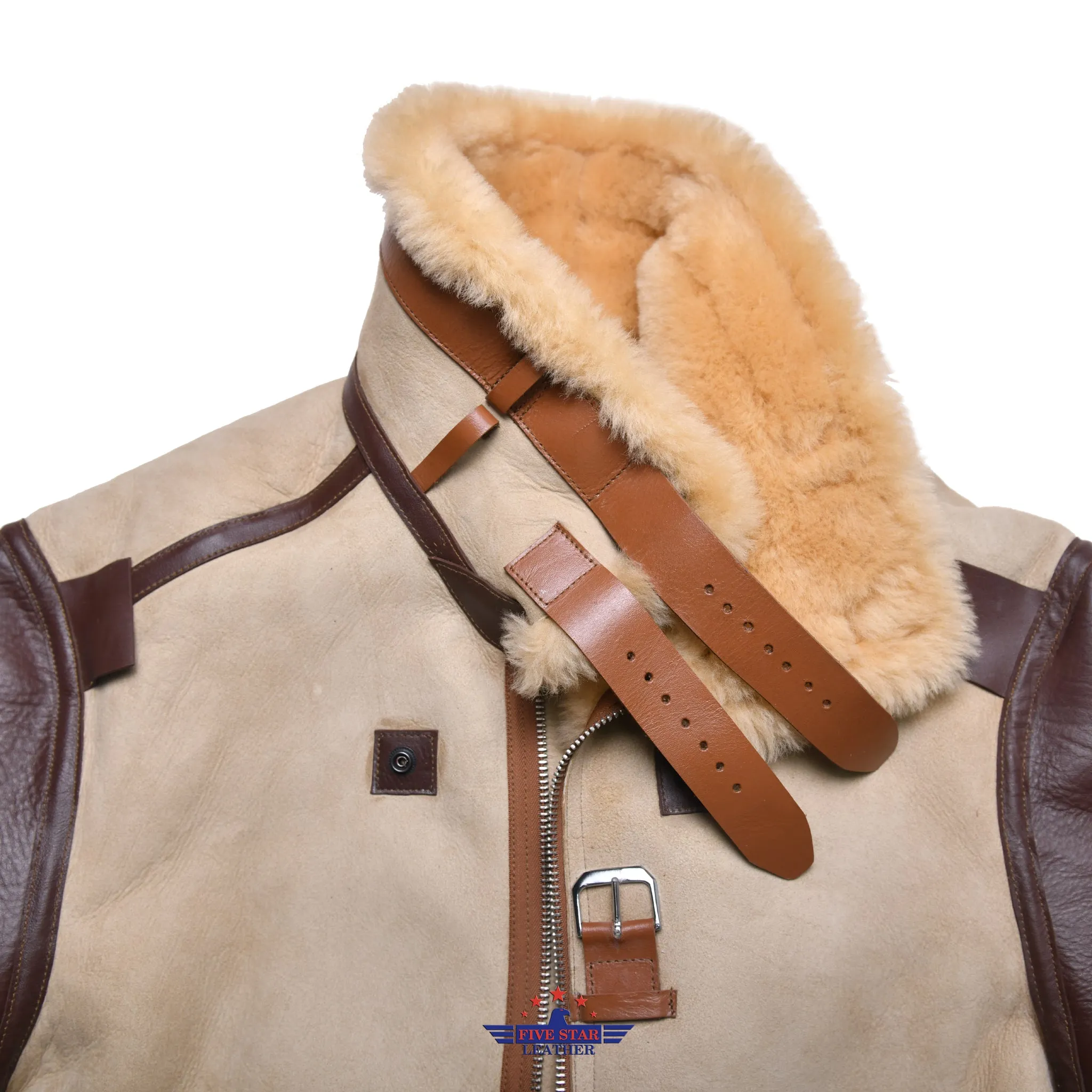 FiveStar leather Jacket Flying Type B-3 Un-Coated 1937 Version