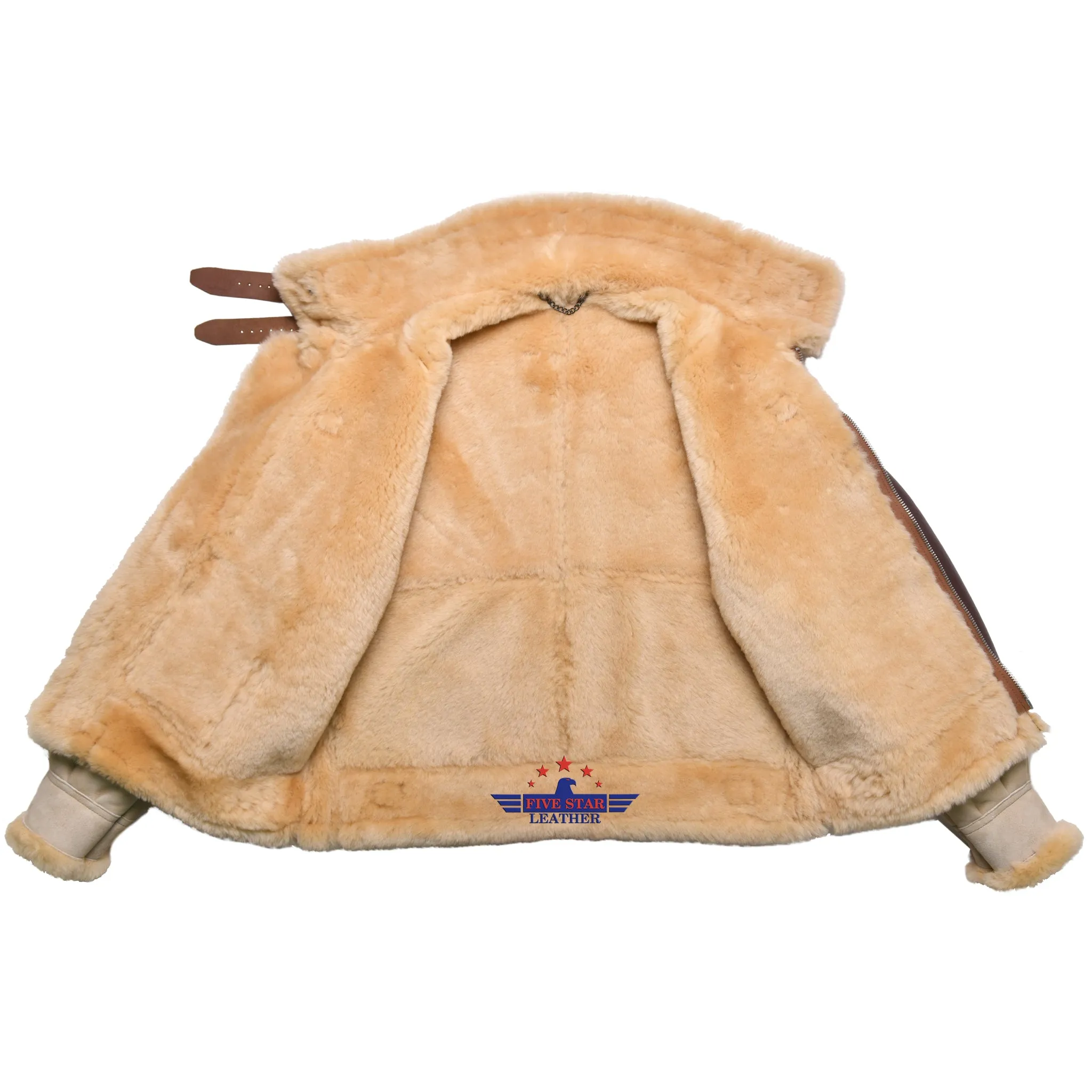 FiveStar leather Jacket Flying Type B-3 Un-Coated 1937 Version