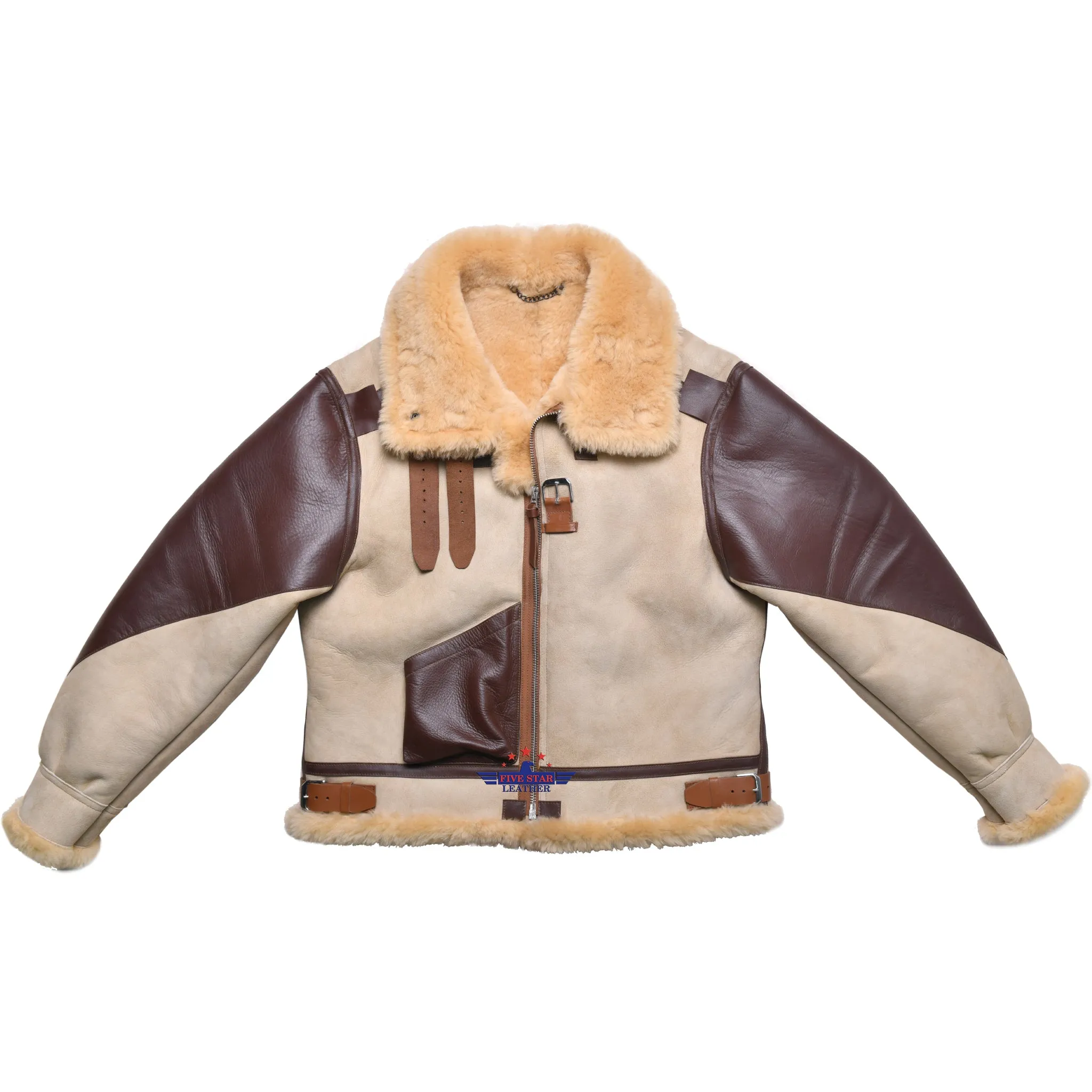FiveStar leather Jacket Flying Type B-3 Un-Coated 1937 Version