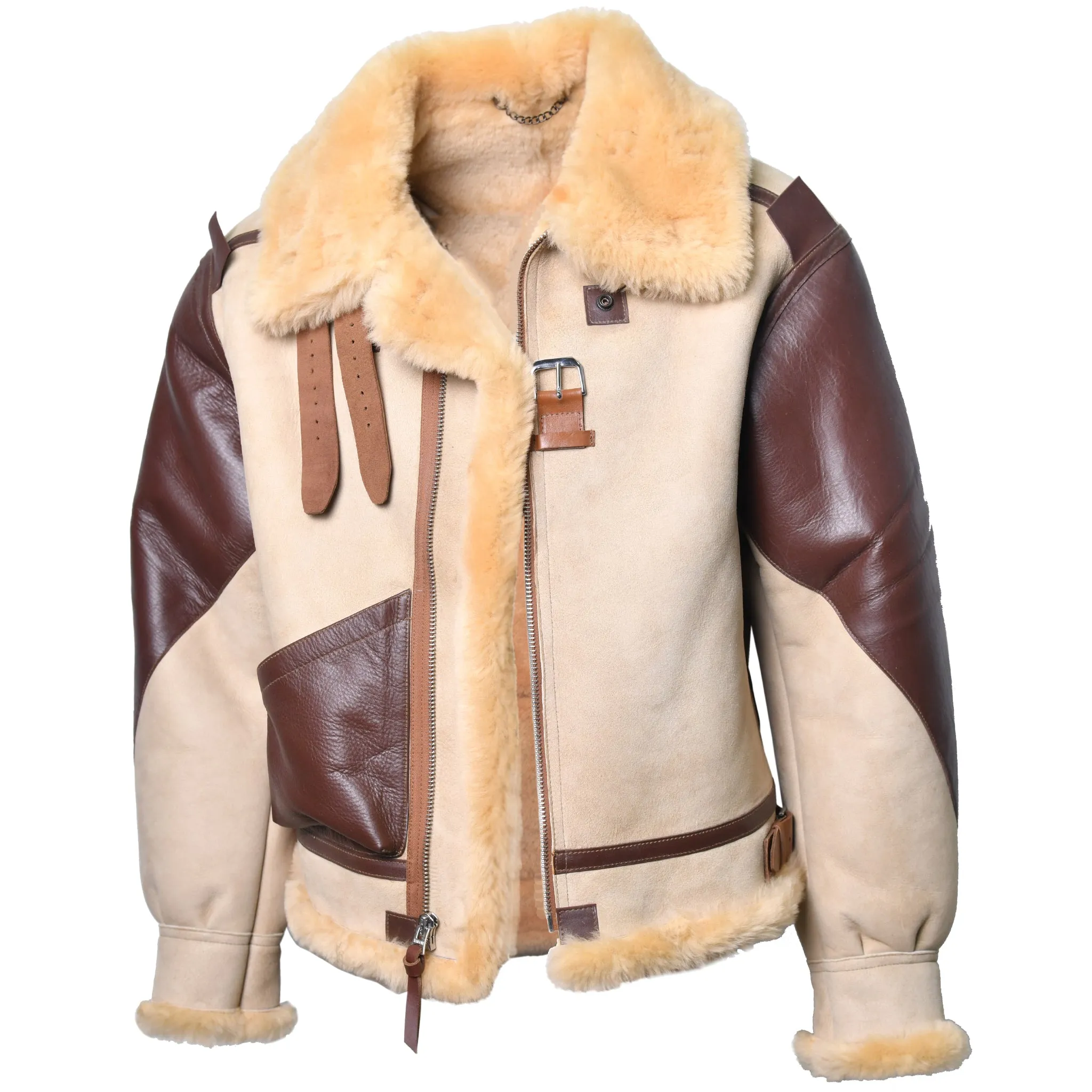 FiveStar leather Jacket Flying Type B-3 Un-Coated 1937 Version
