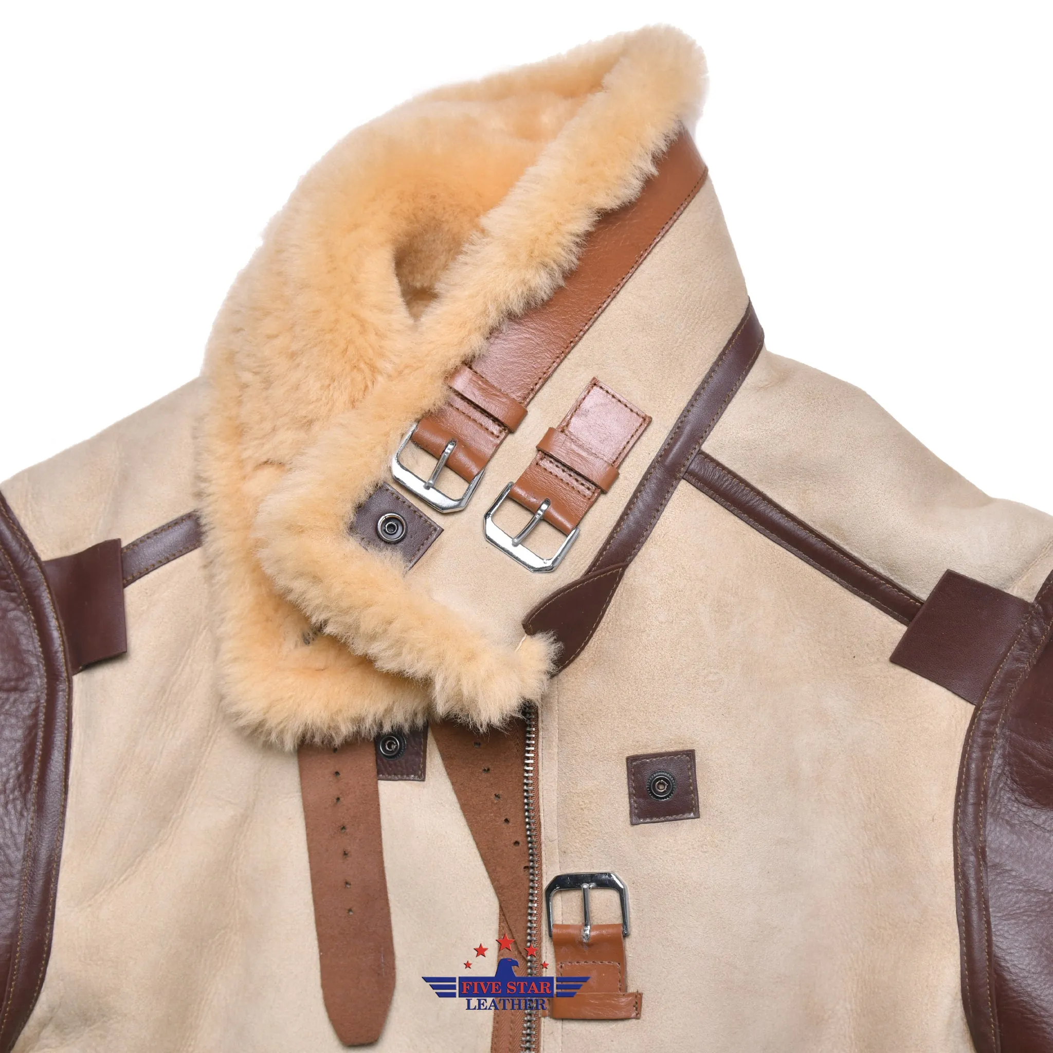 FiveStar leather Jacket Flying Type B-3 Un-Coated 1937 Version