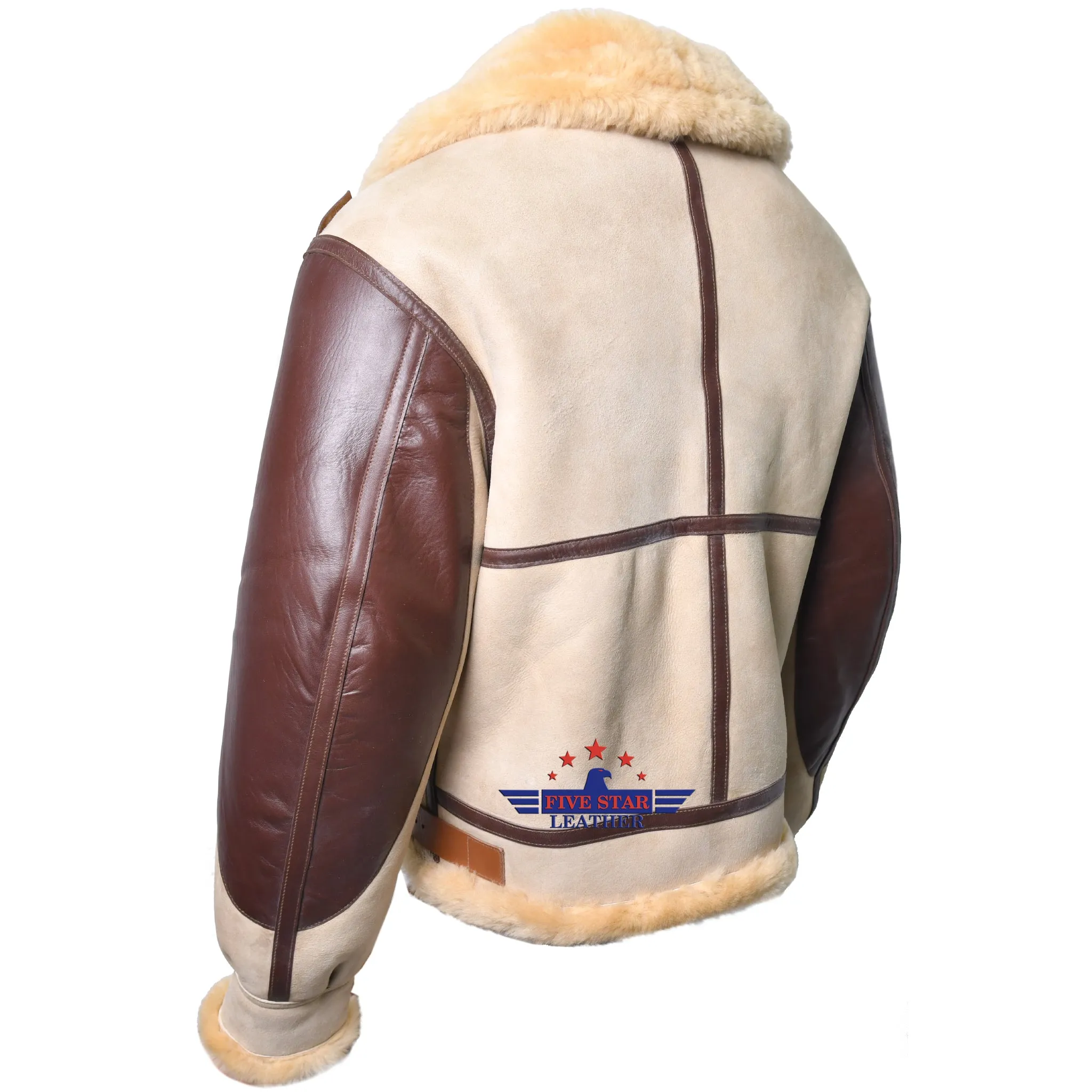 FiveStar leather Jacket Flying Type B-3 Un-Coated 1937 Version