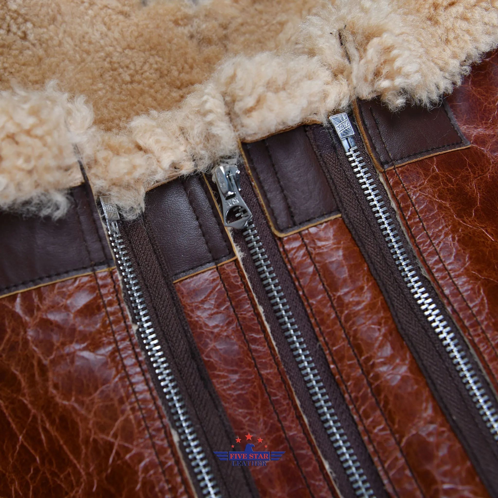 FiveStar Leather Repro WWII USAAF Type A-3 Winter Reddish Brown Flying Trousers