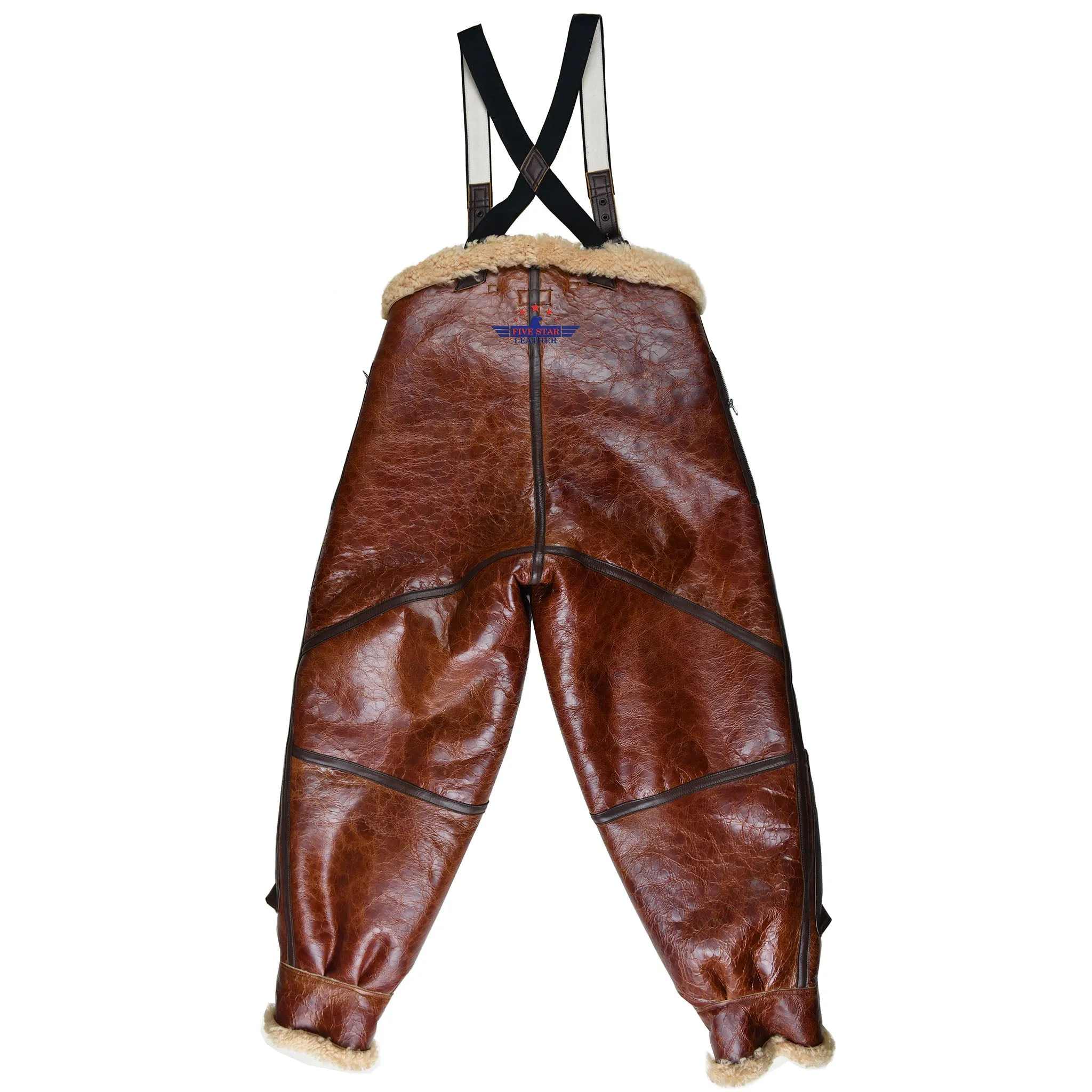 FiveStar Leather Repro WWII USAAF Type A-3 Winter Reddish Brown Flying Trousers