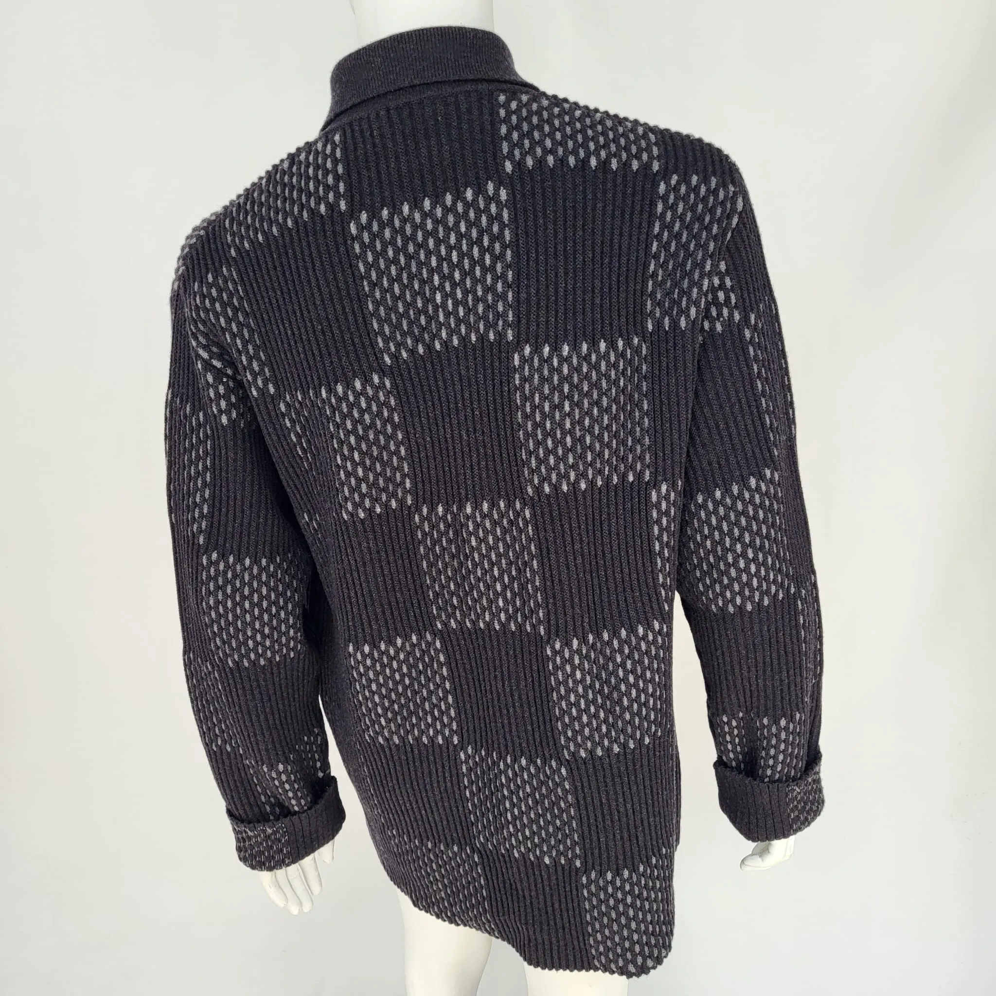 Giant Damier Rib Jacket