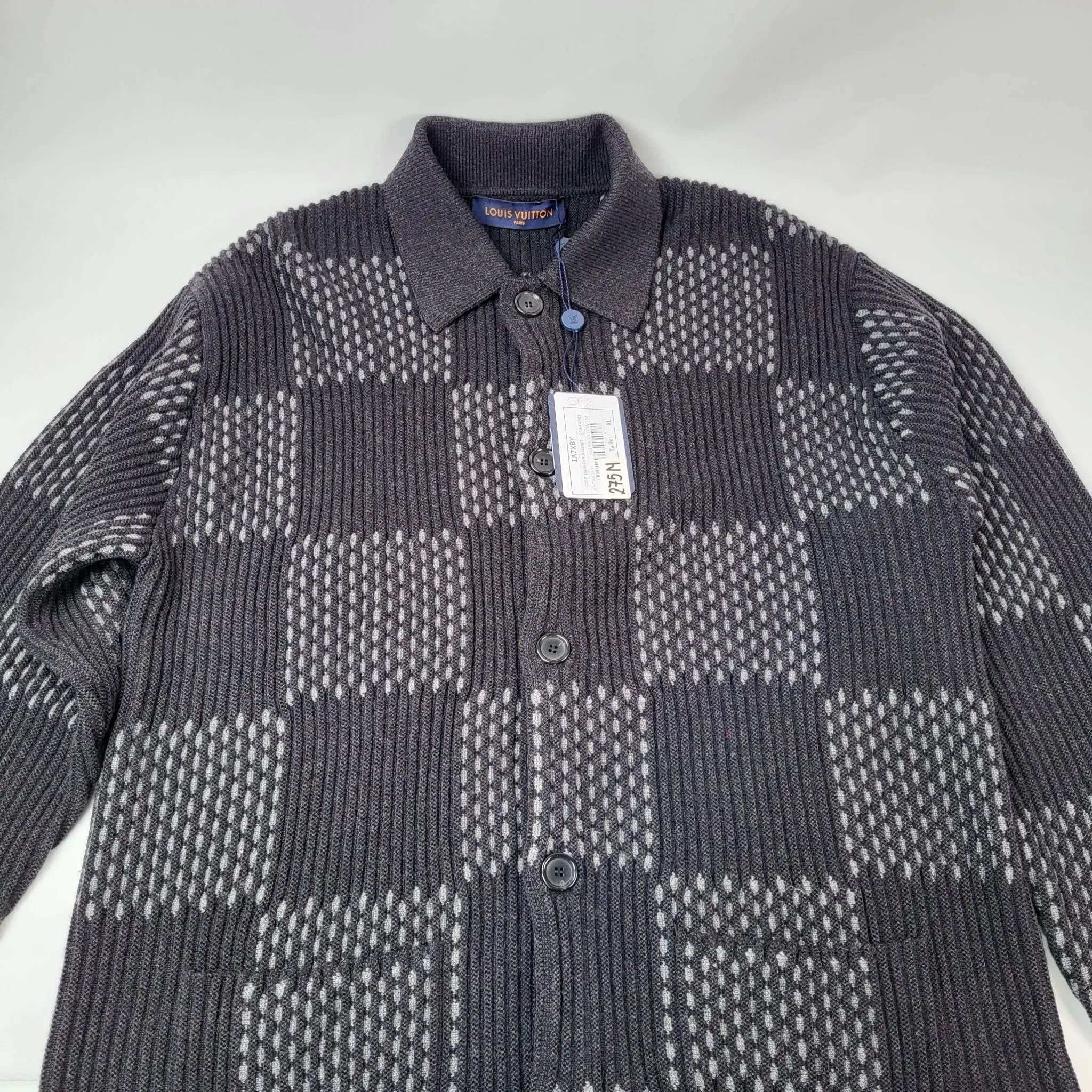 Giant Damier Rib Jacket
