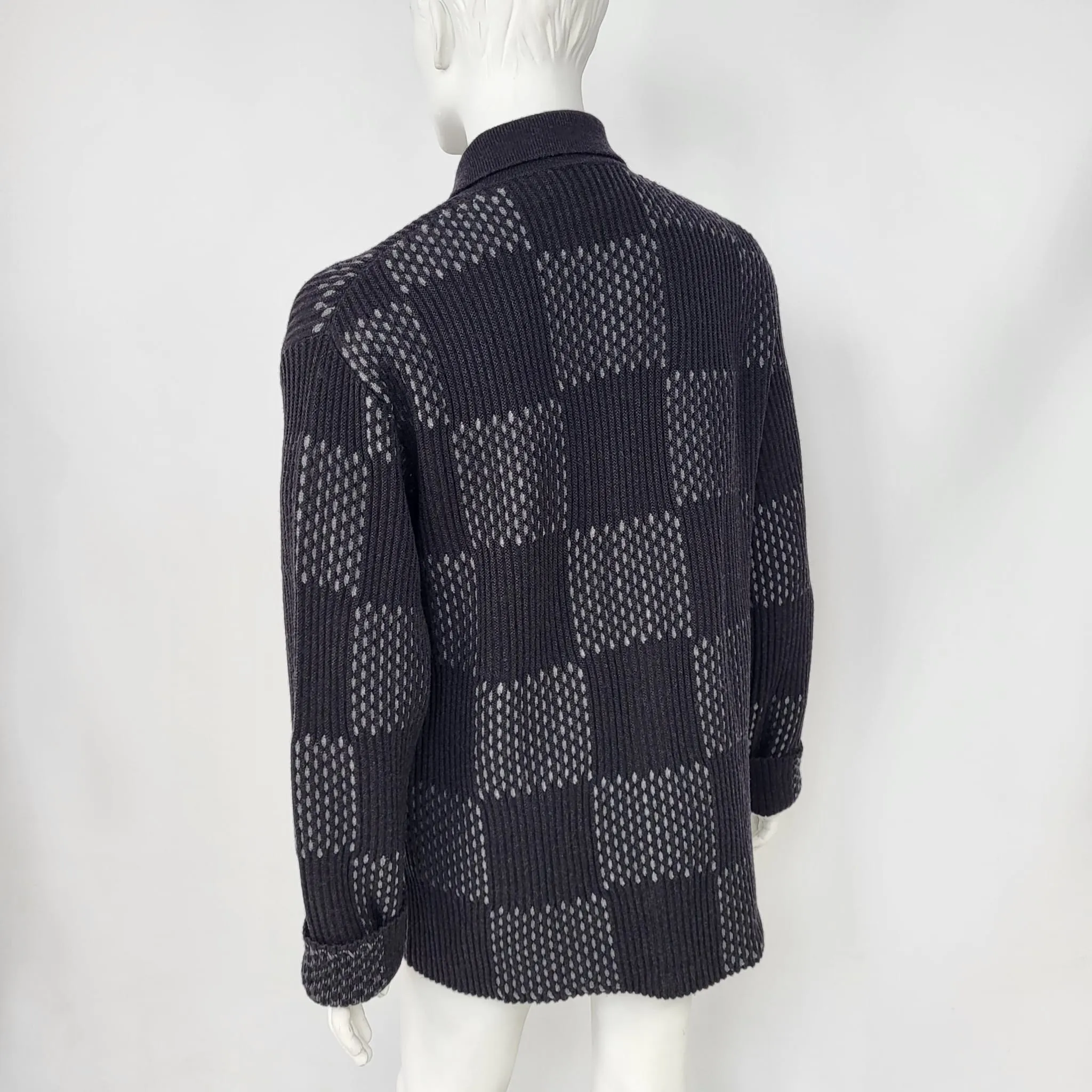 Giant Damier Rib Jacket