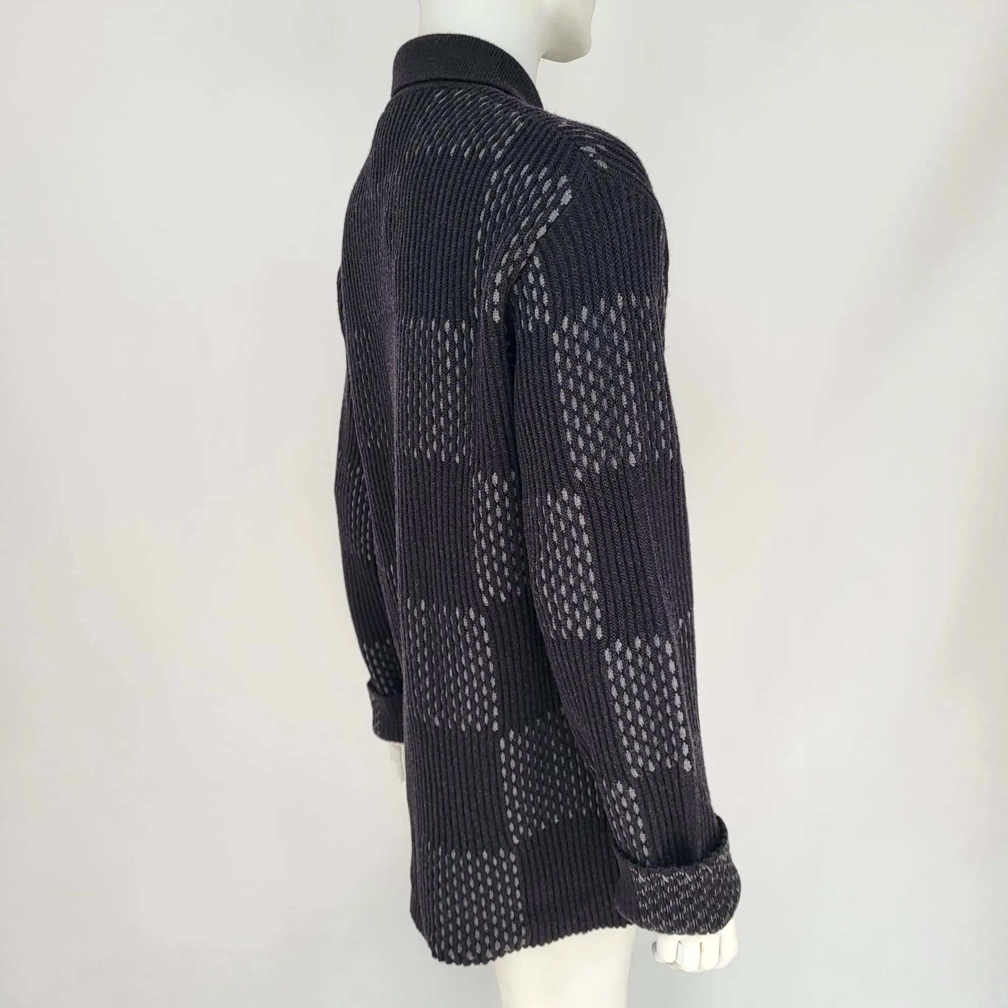 Giant Damier Rib Jacket