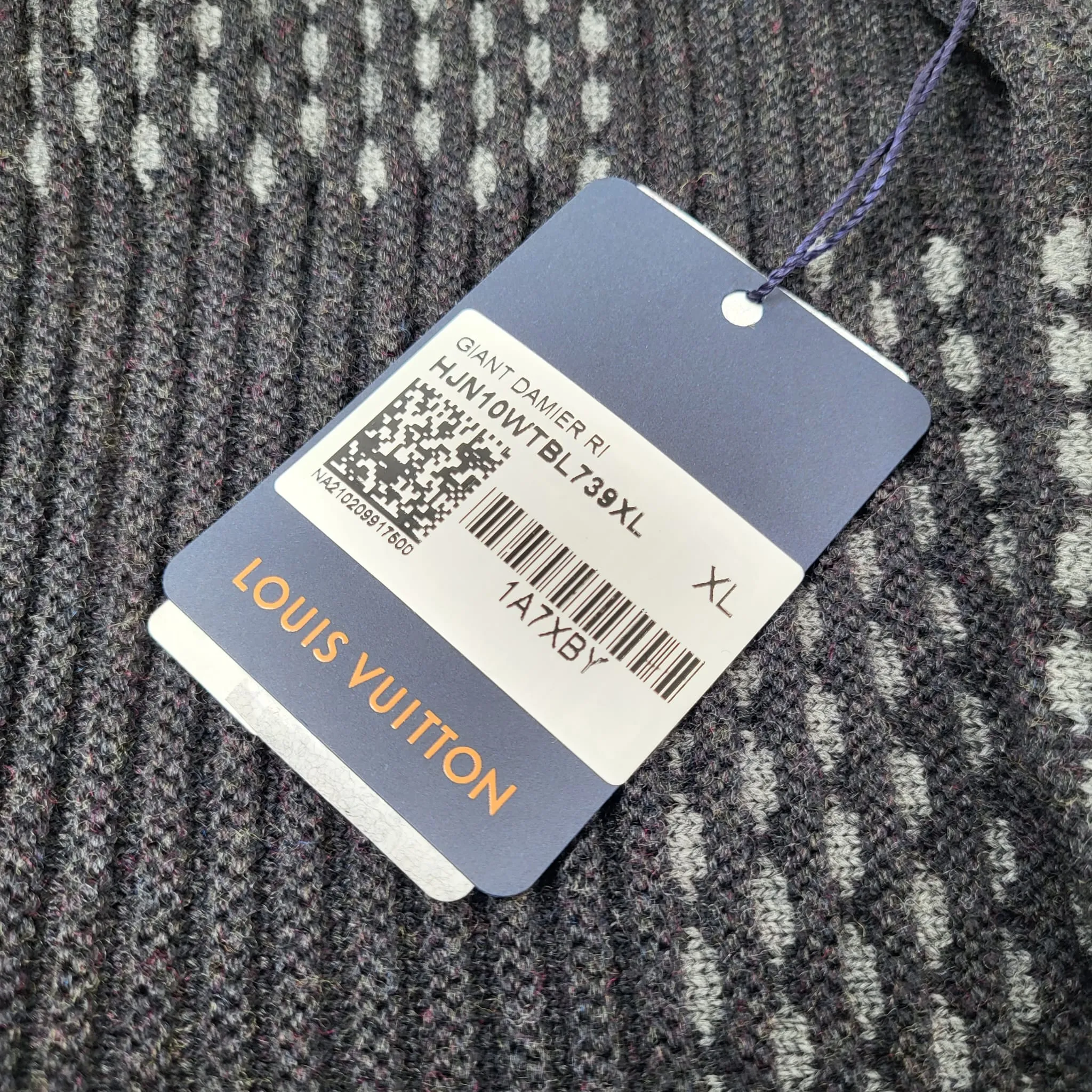 Giant Damier Rib Jacket