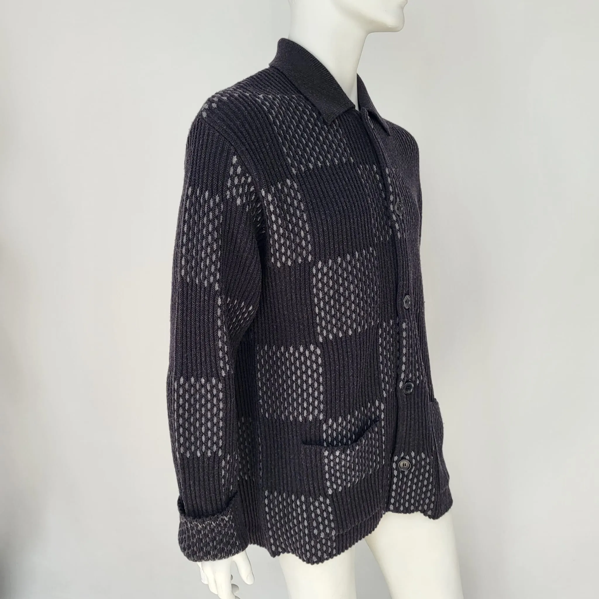Giant Damier Rib Jacket