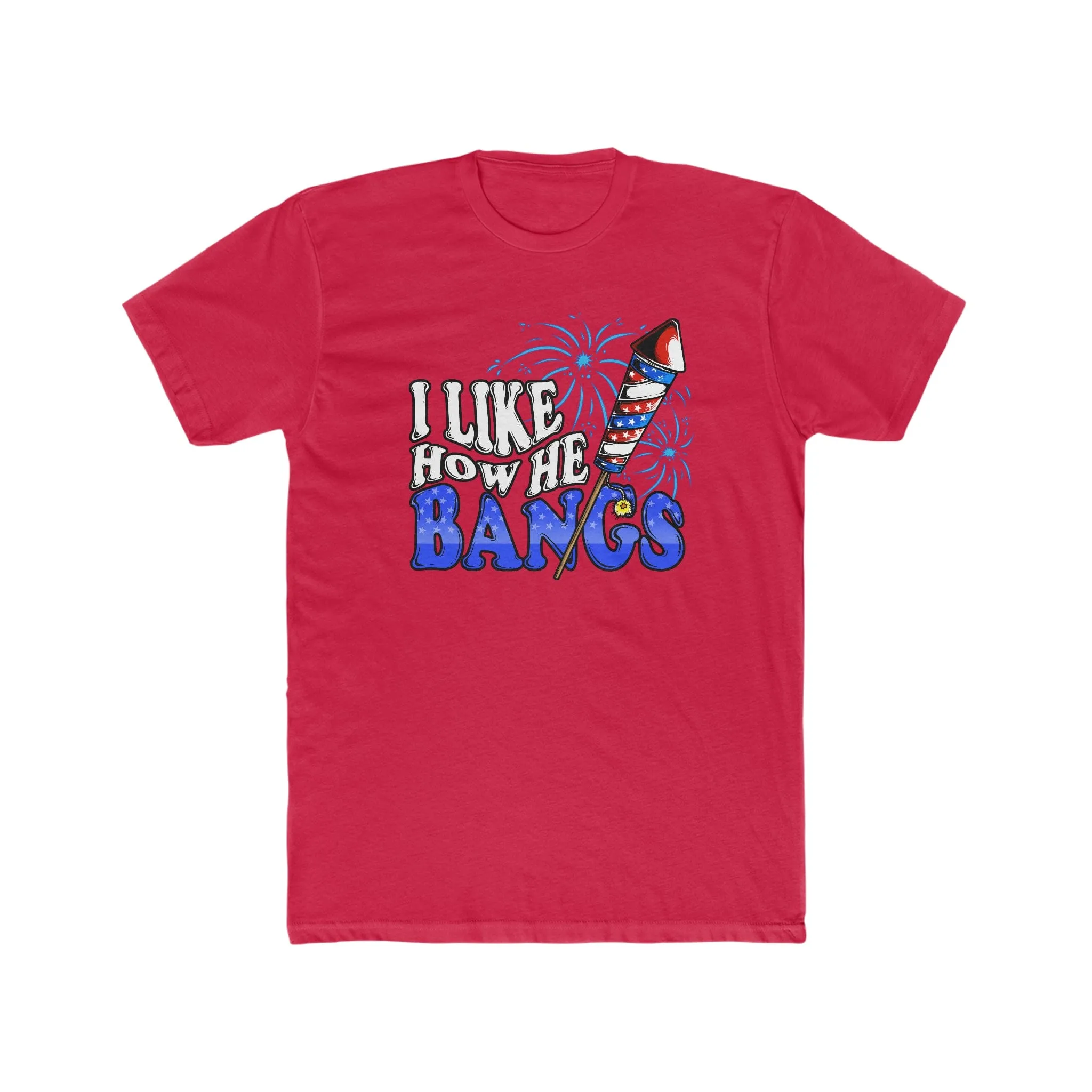 I Like How He Bangs Deluxe Unisex Tee MD