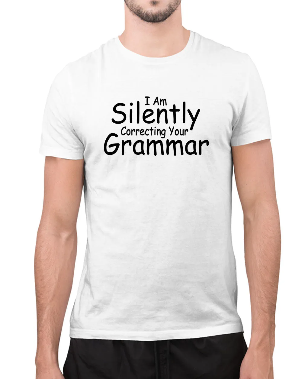 I'm silenty correcting your grammar, funny teacher t-shirt