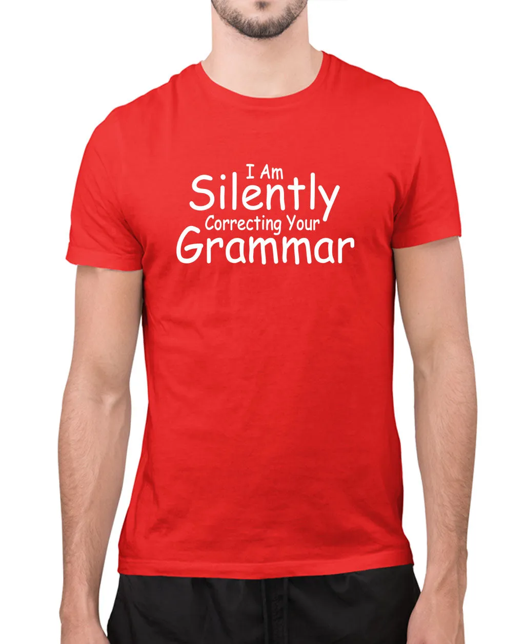 I'm silenty correcting your grammar, funny teacher t-shirt