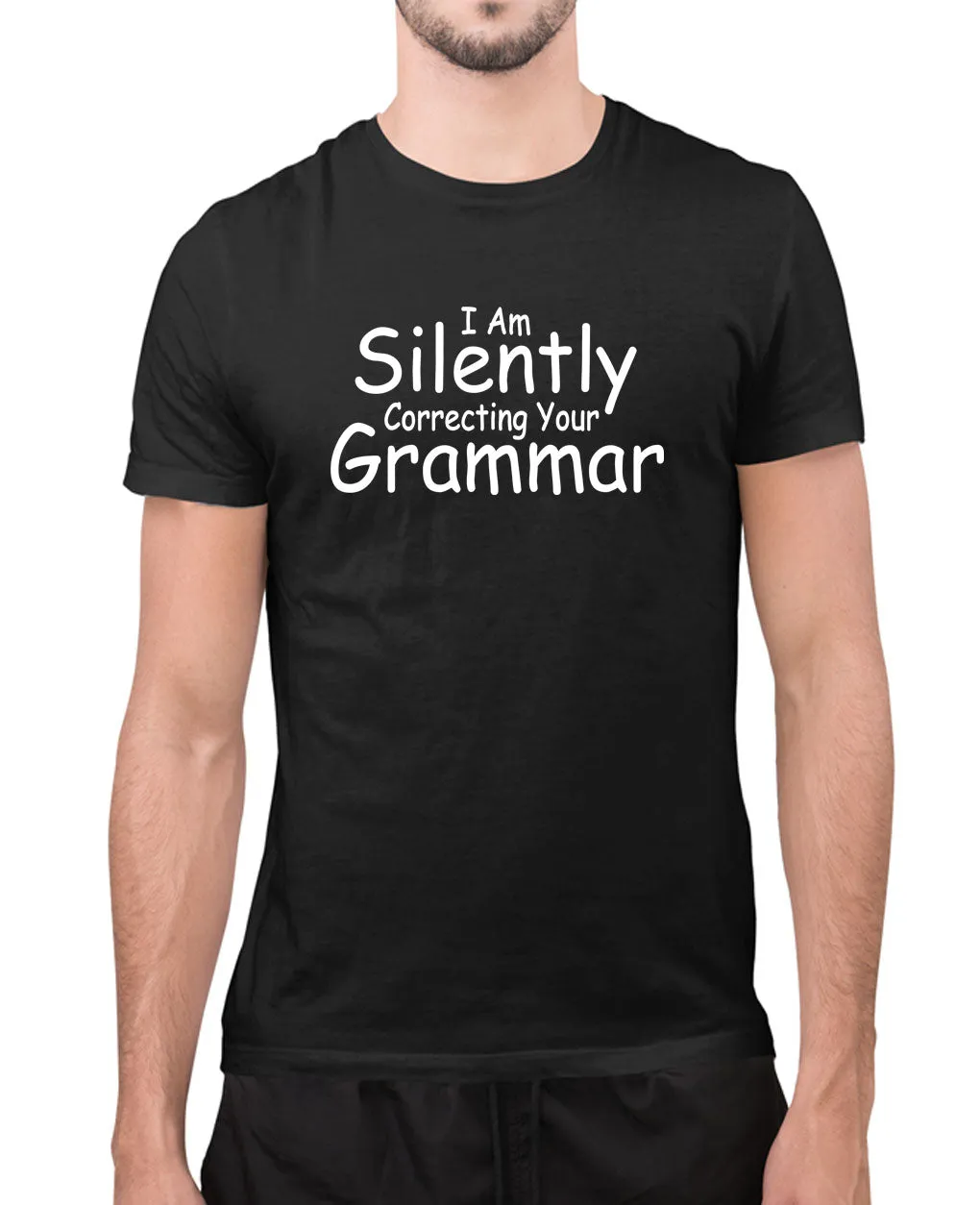 I'm silenty correcting your grammar, funny teacher t-shirt