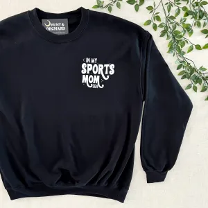 In My Sports Mom Era Pullover - Black