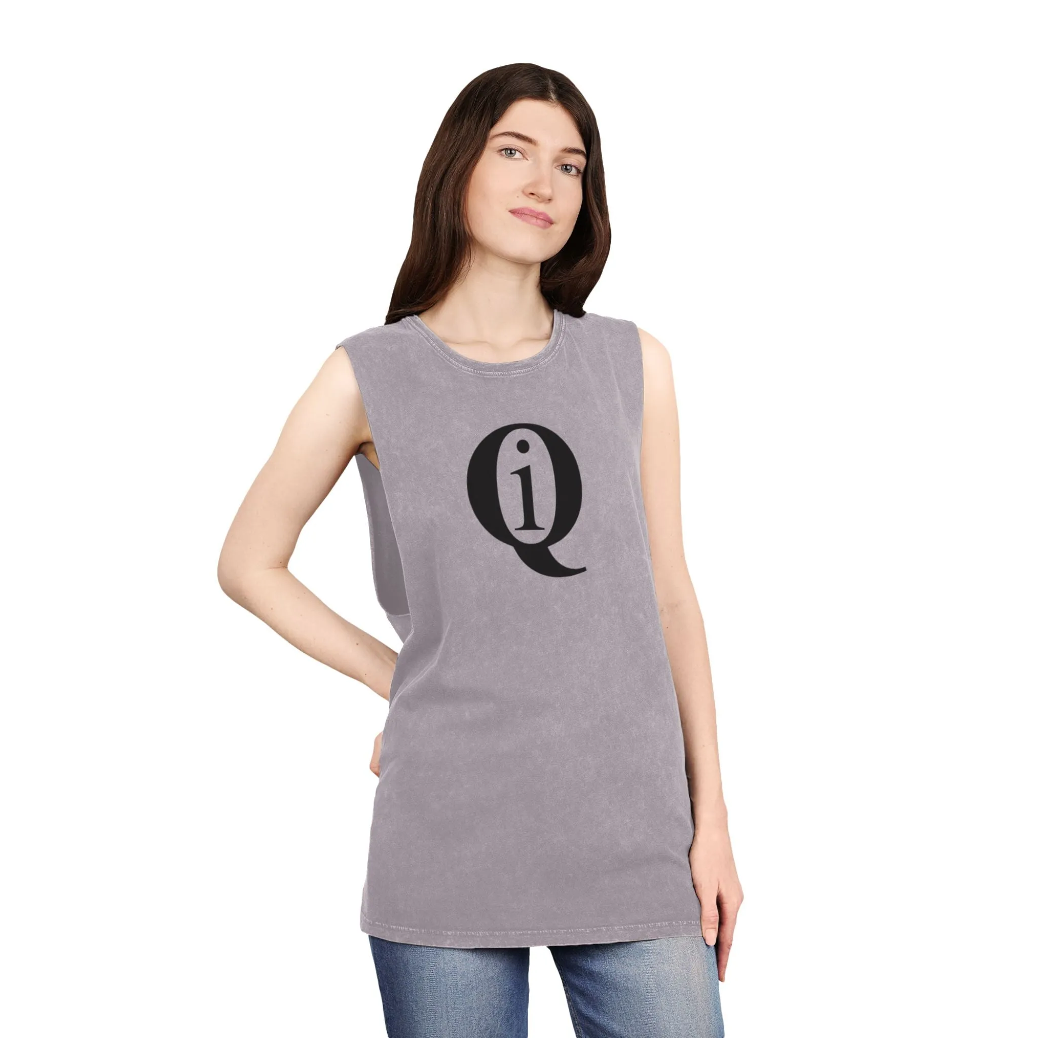 IQ Fashion | Unisex Stonewash Tank Top