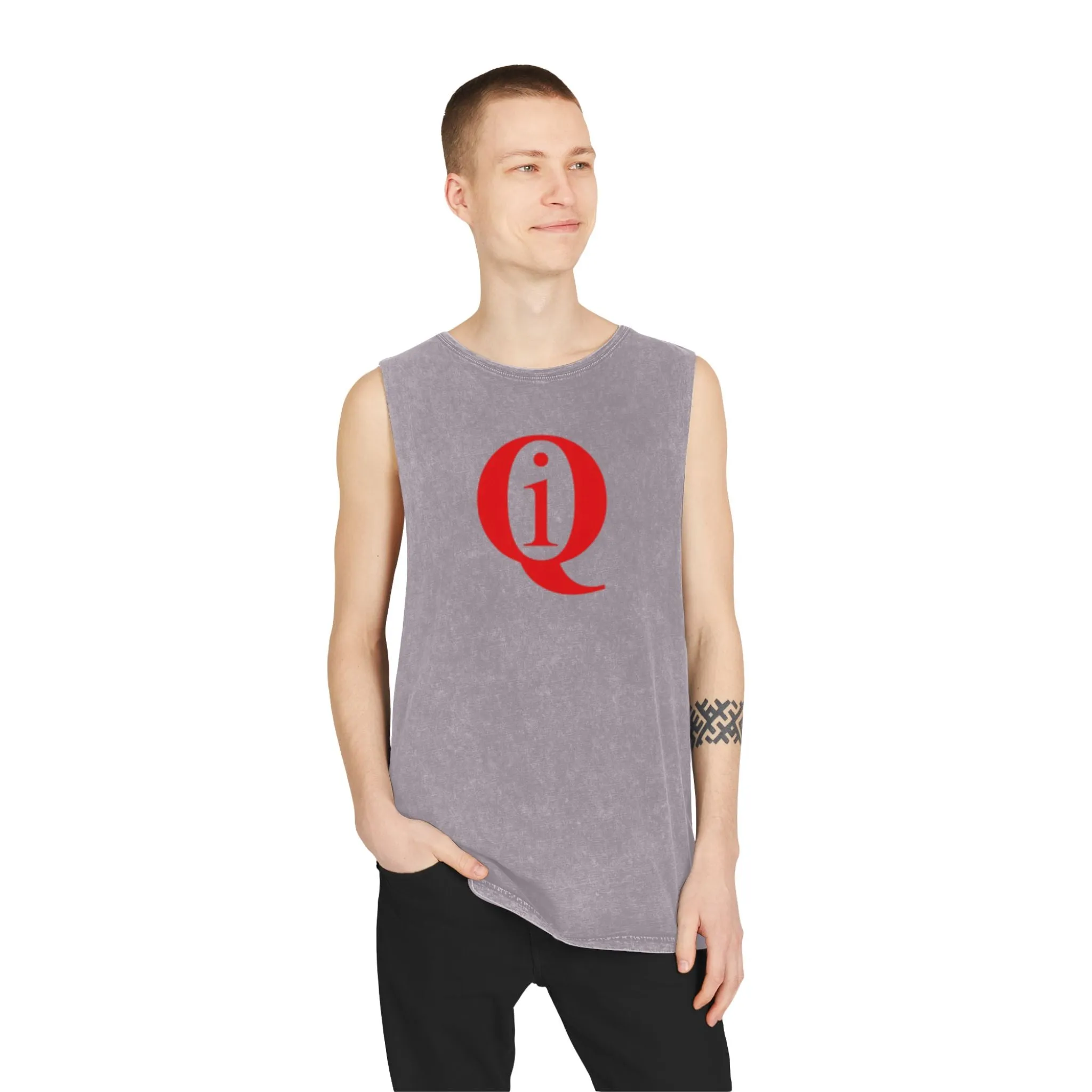 IQ Fashion | Unisex Stonewash Tank Top