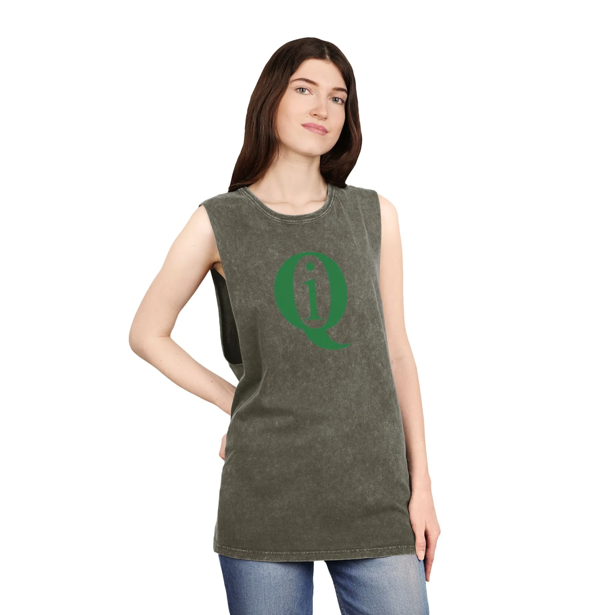 IQ Fashion | Unisex Stonewash Tank Top