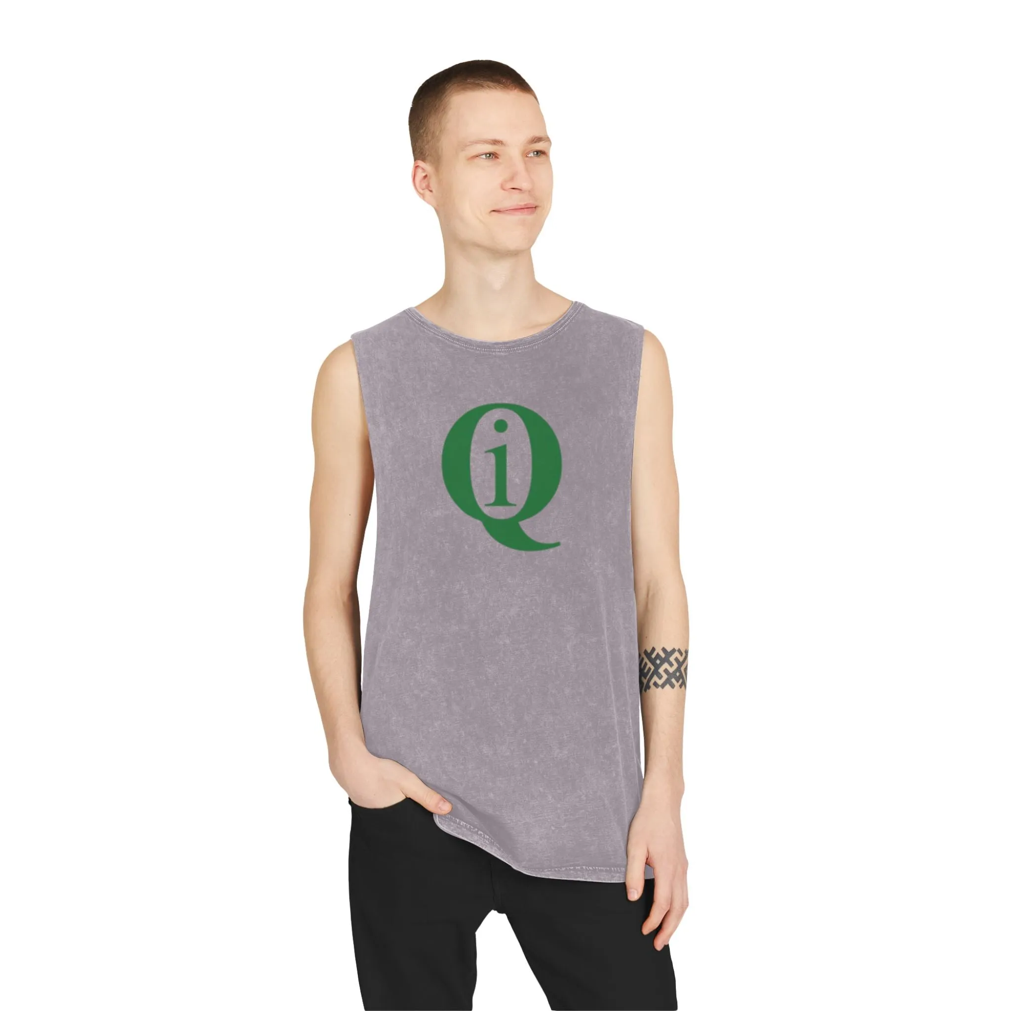 IQ Fashion | Unisex Stonewash Tank Top