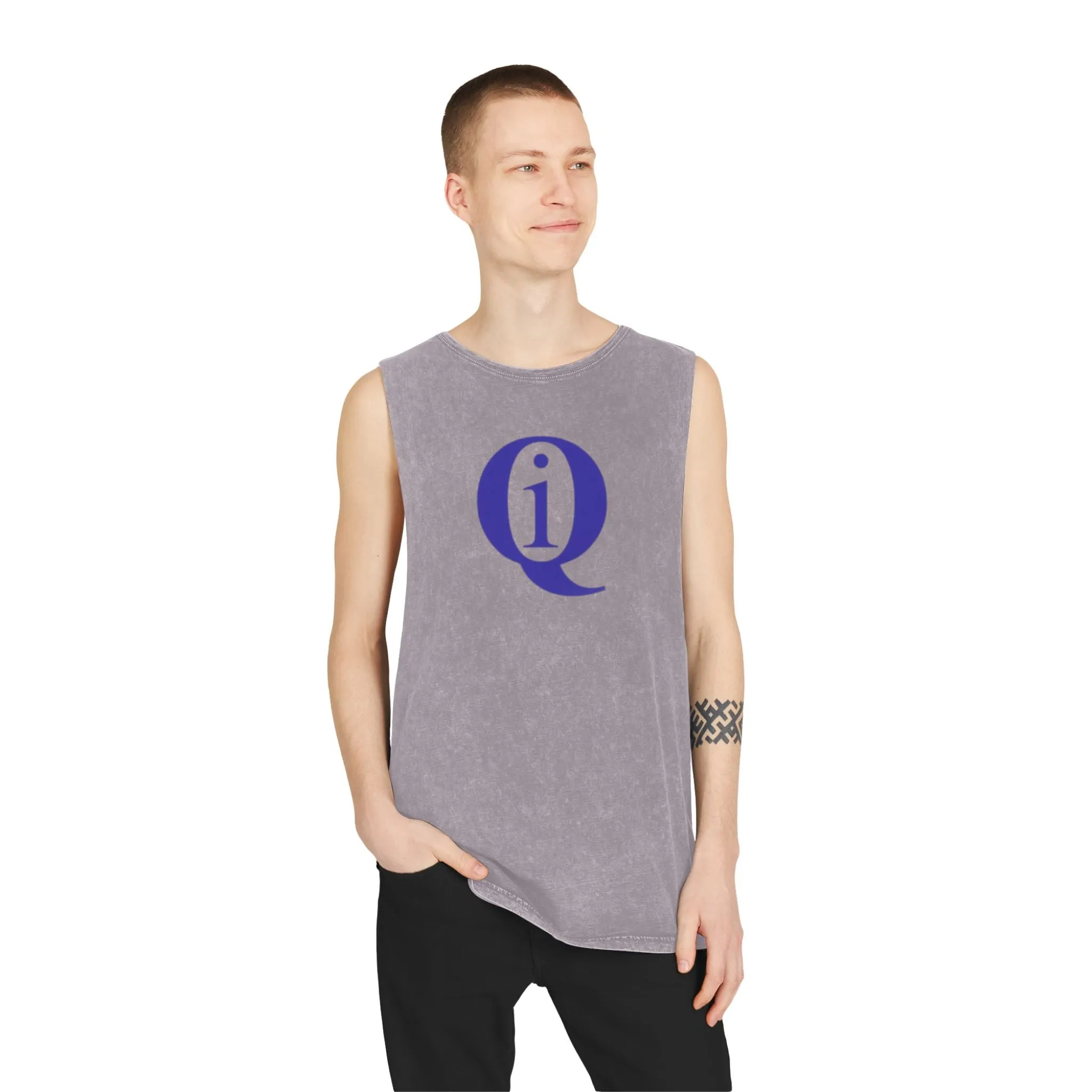 IQ Fashion | Unisex Stonewash Tank Top