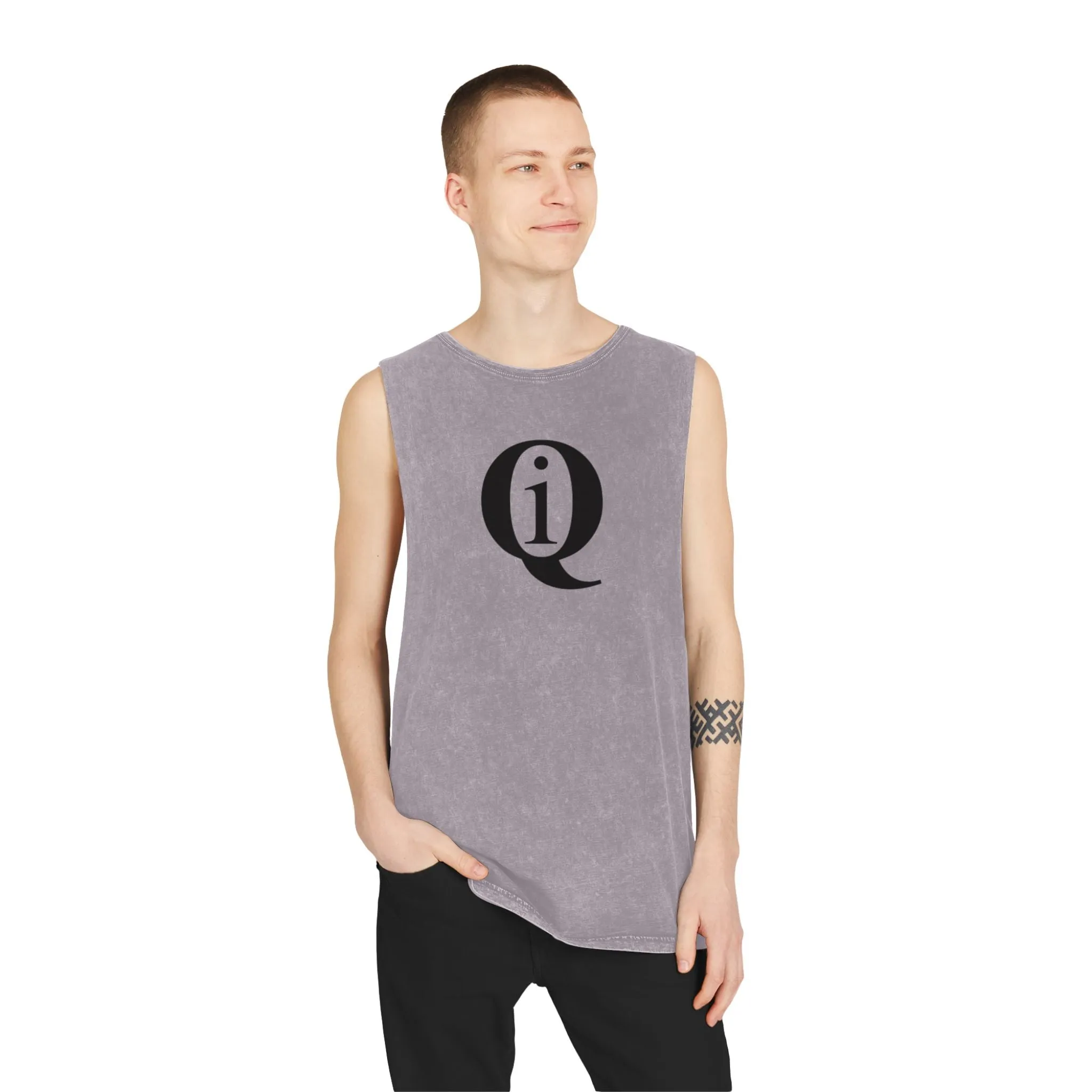 IQ Fashion | Unisex Stonewash Tank Top