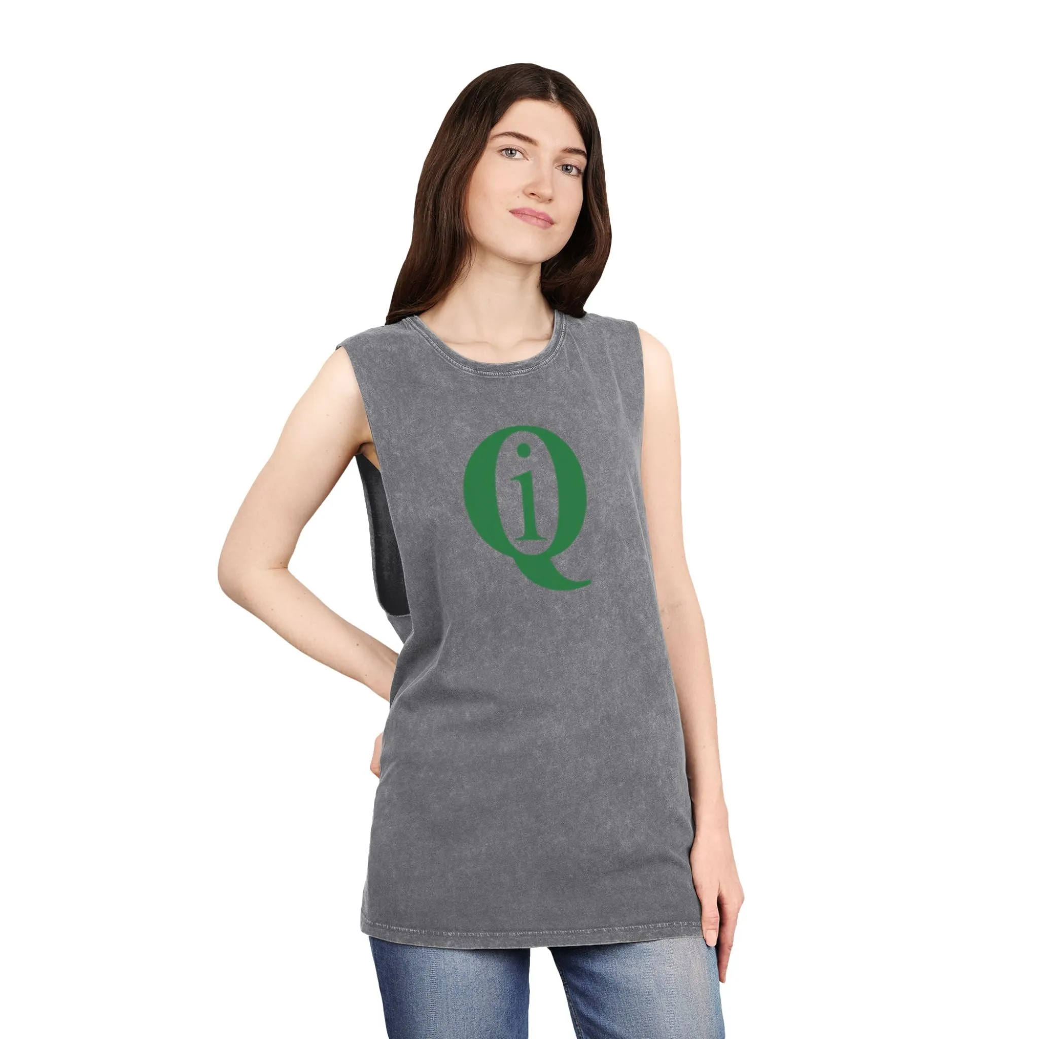 IQ Fashion | Unisex Stonewash Tank Top