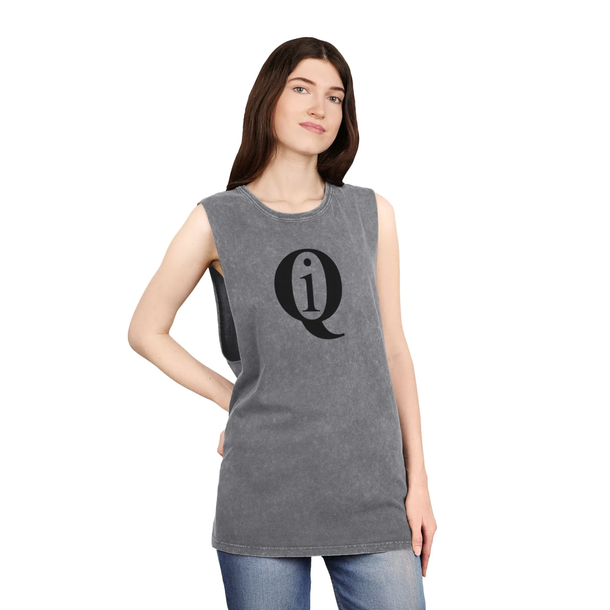 IQ Fashion | Unisex Stonewash Tank Top