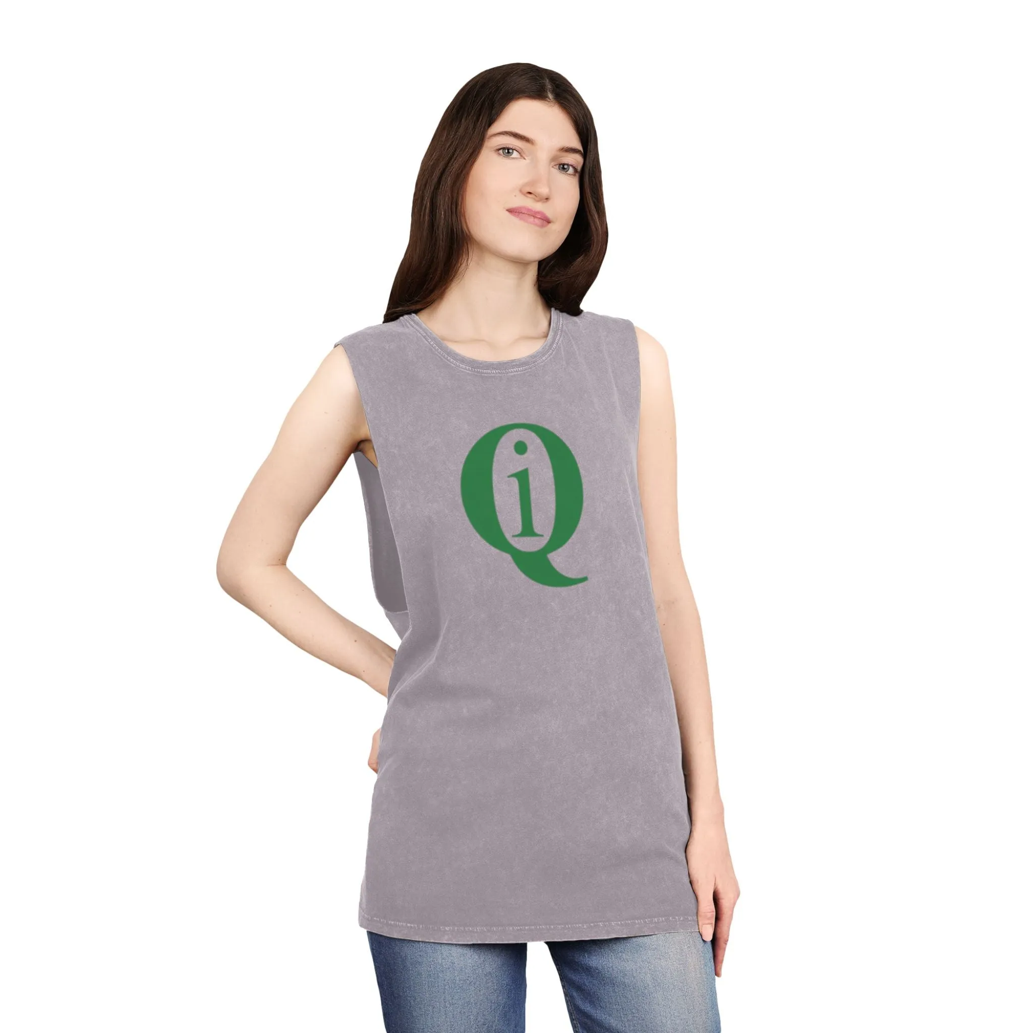 IQ Fashion | Unisex Stonewash Tank Top