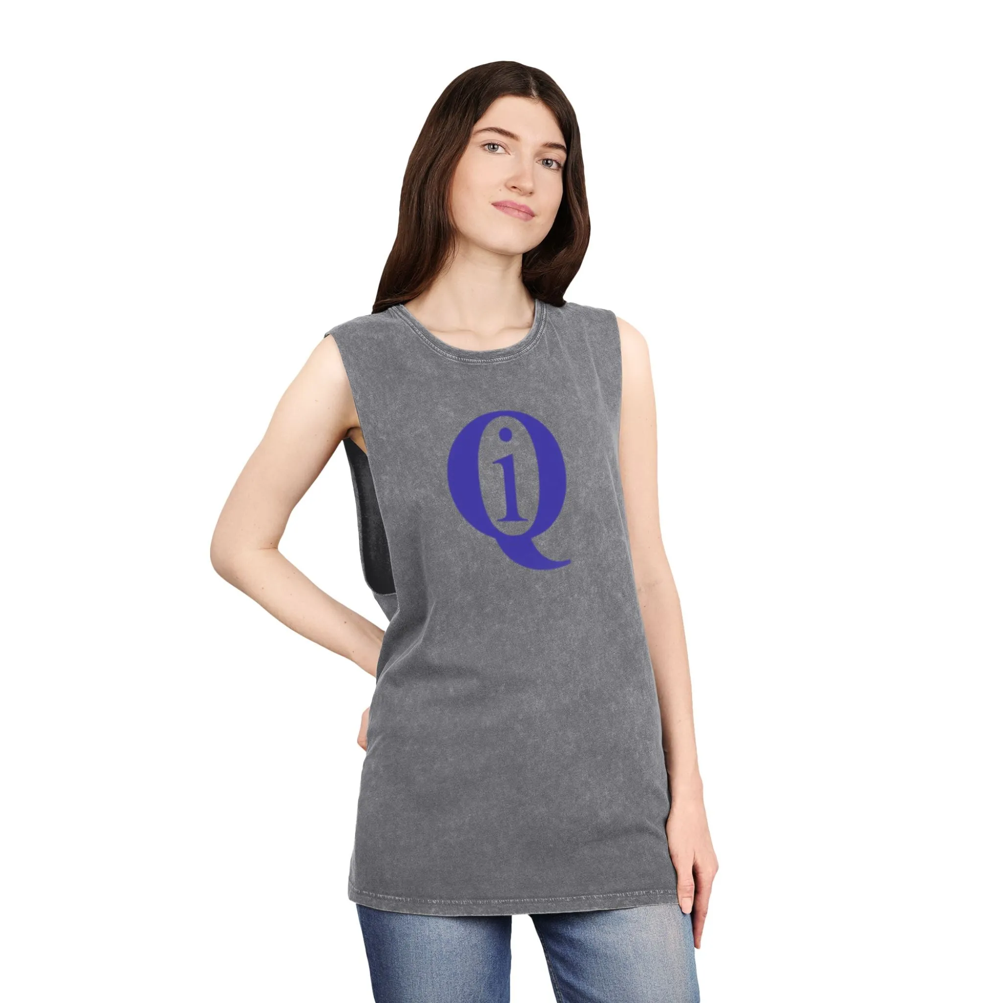 IQ Fashion | Unisex Stonewash Tank Top