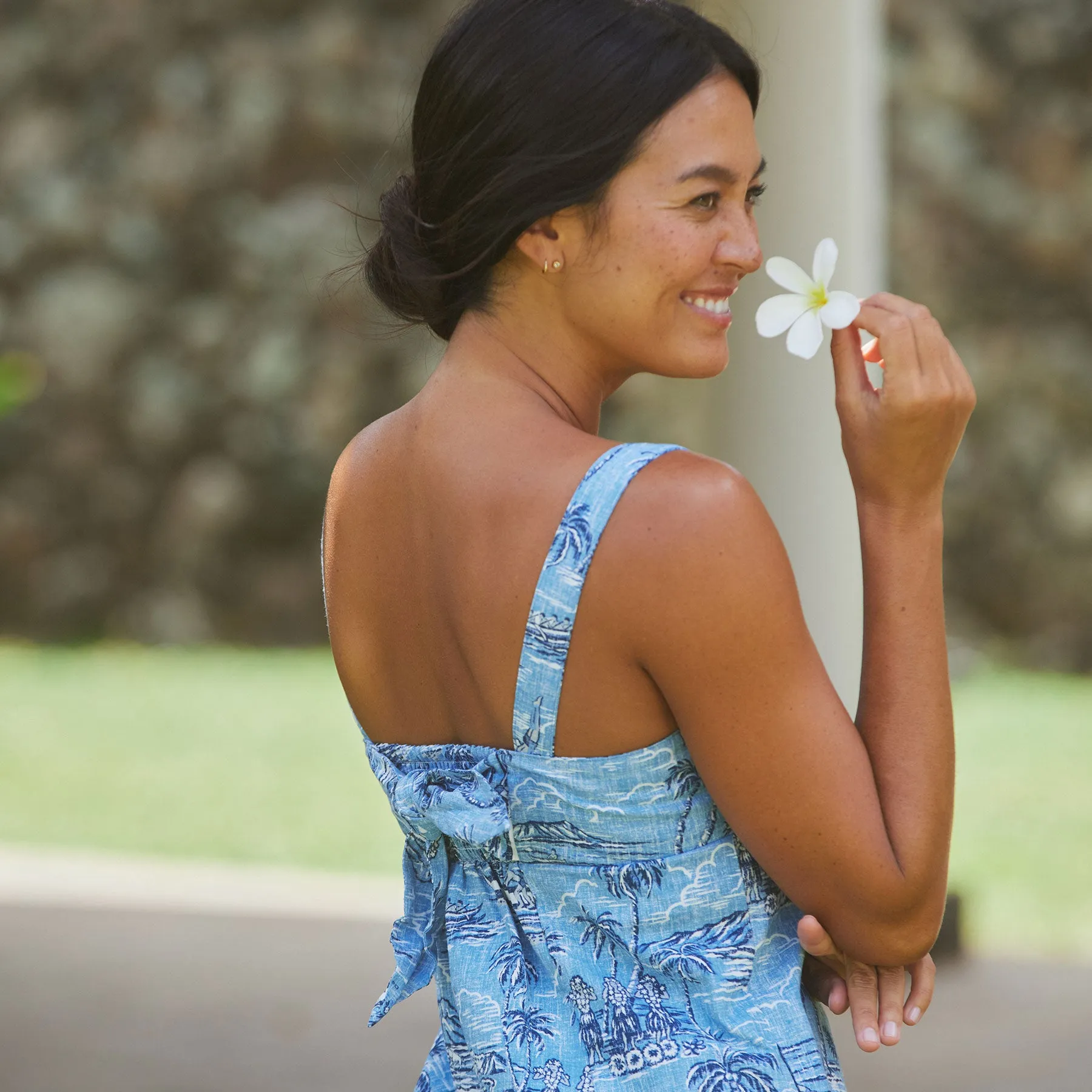 ISLAND PARADISE TIE BACK SUNDRESS
