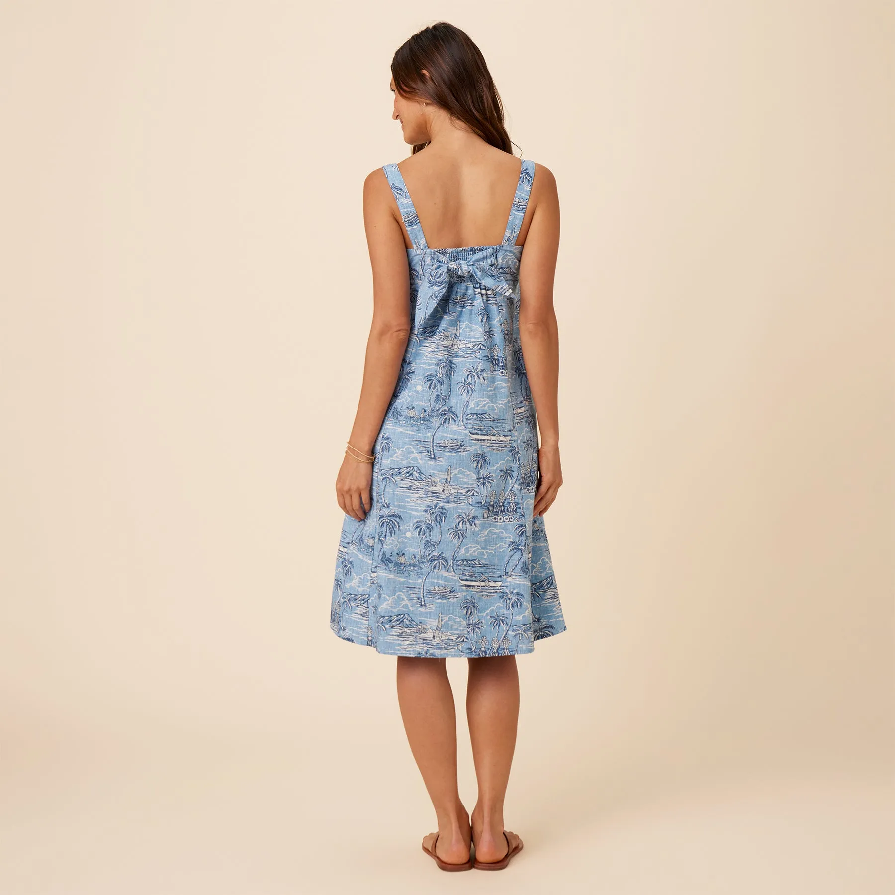 ISLAND PARADISE TIE BACK SUNDRESS