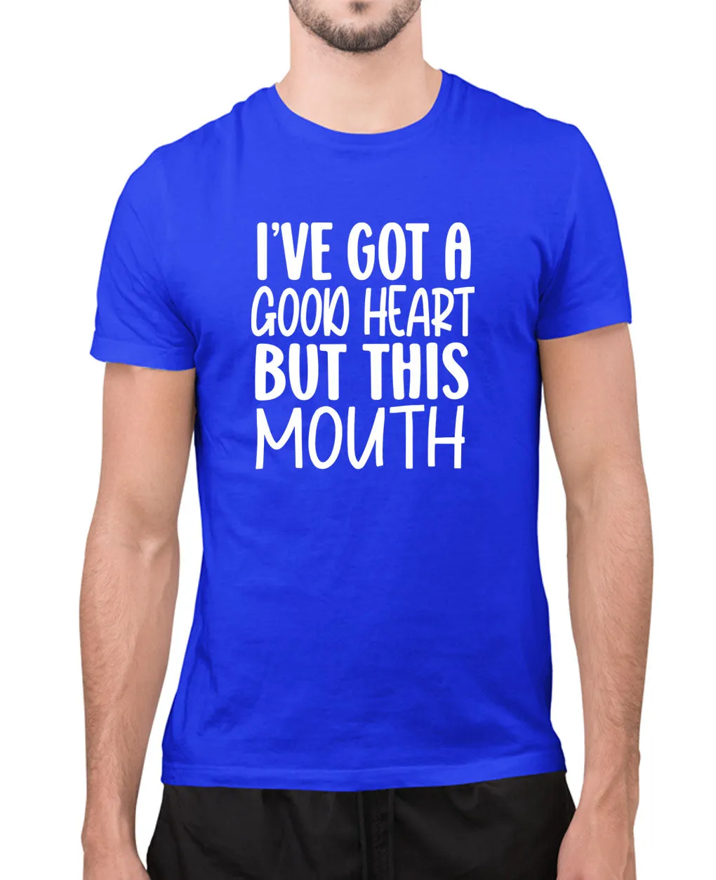 I've got a good heart but this mouth t-shirt, funny t-shirt