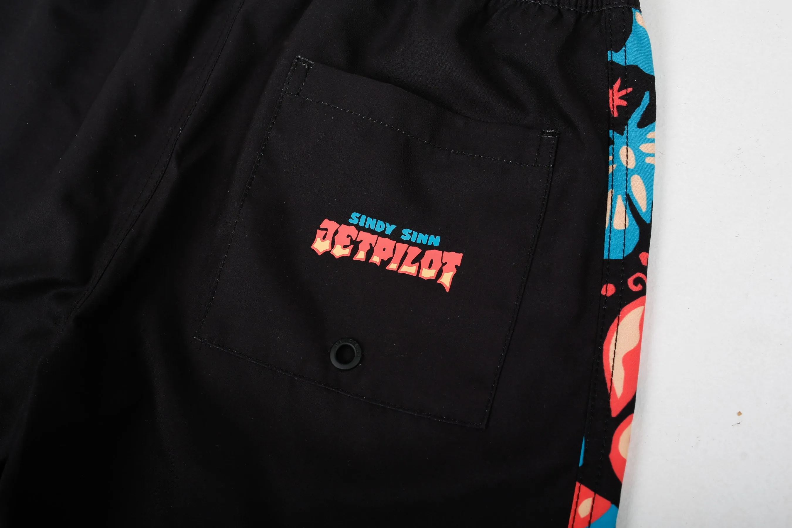 Jetpilot Sindy Sinn Youth Boardshorts - Black/Multi