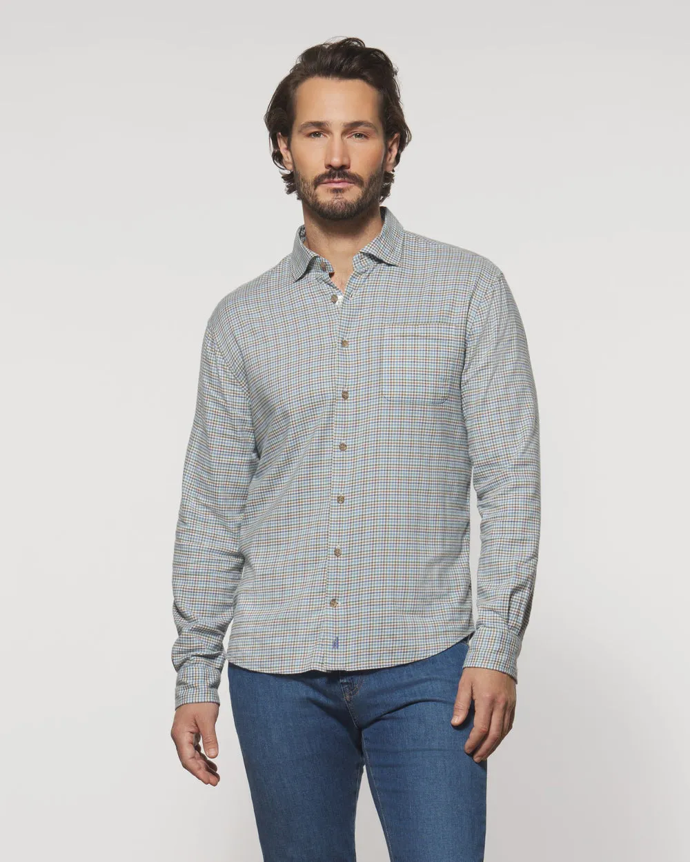 Johnnie O - Metz Hangin' Out Button Up Shirt - Laguna Blue