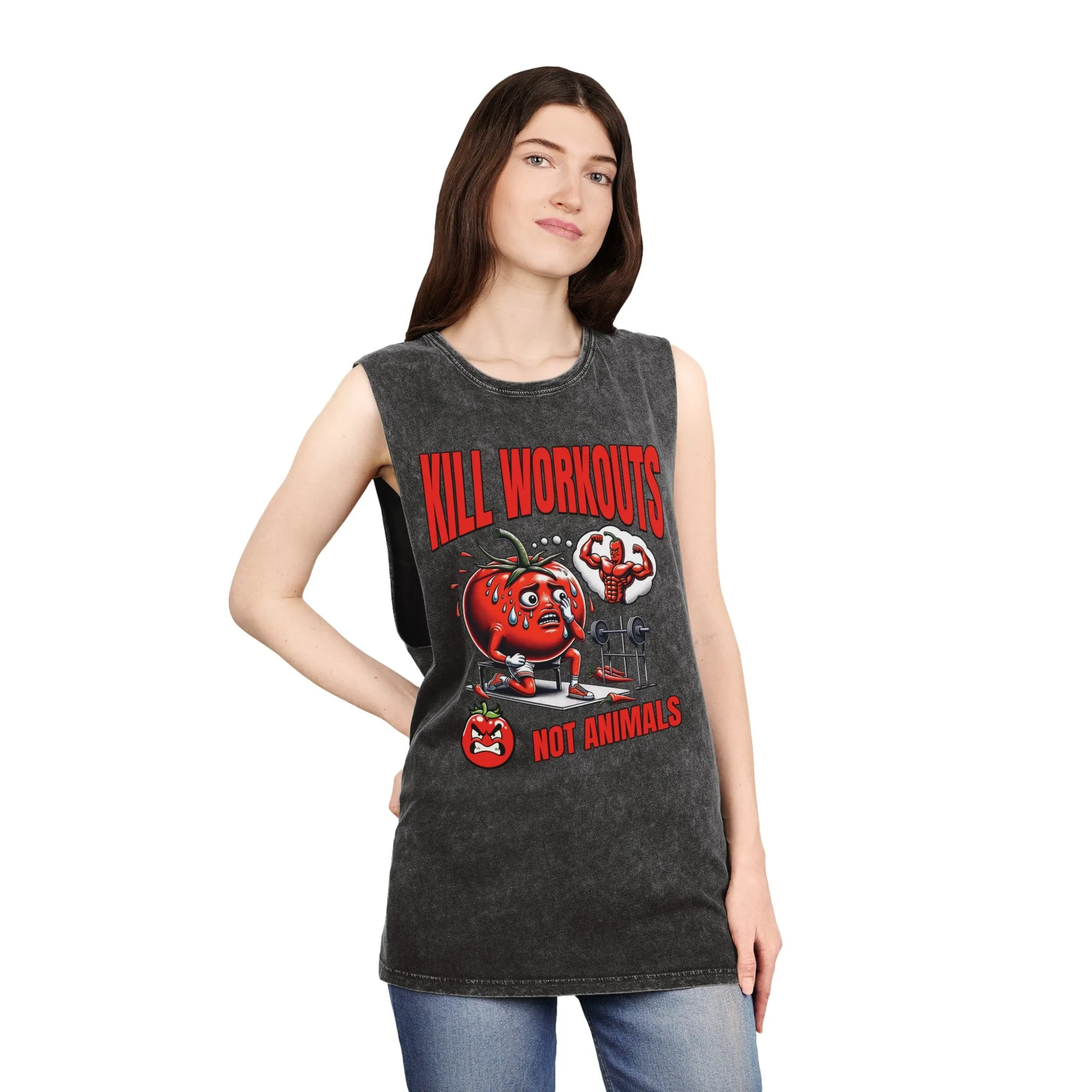 Kill Workouts - Unisex Stonewash Tank Top