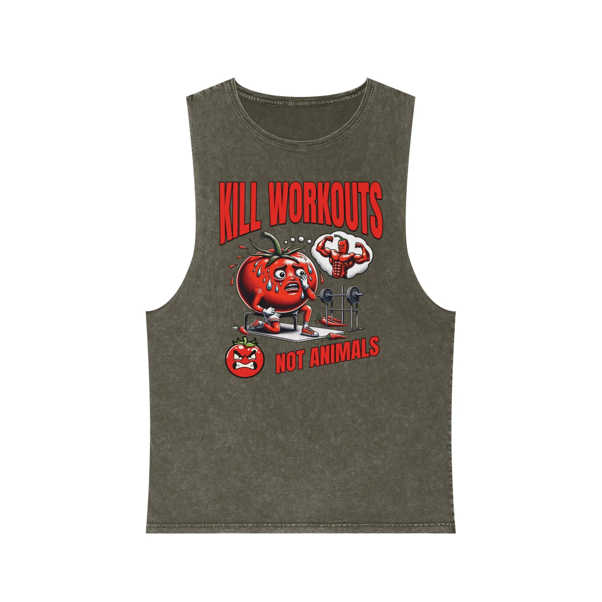 Kill Workouts - Unisex Stonewash Tank Top