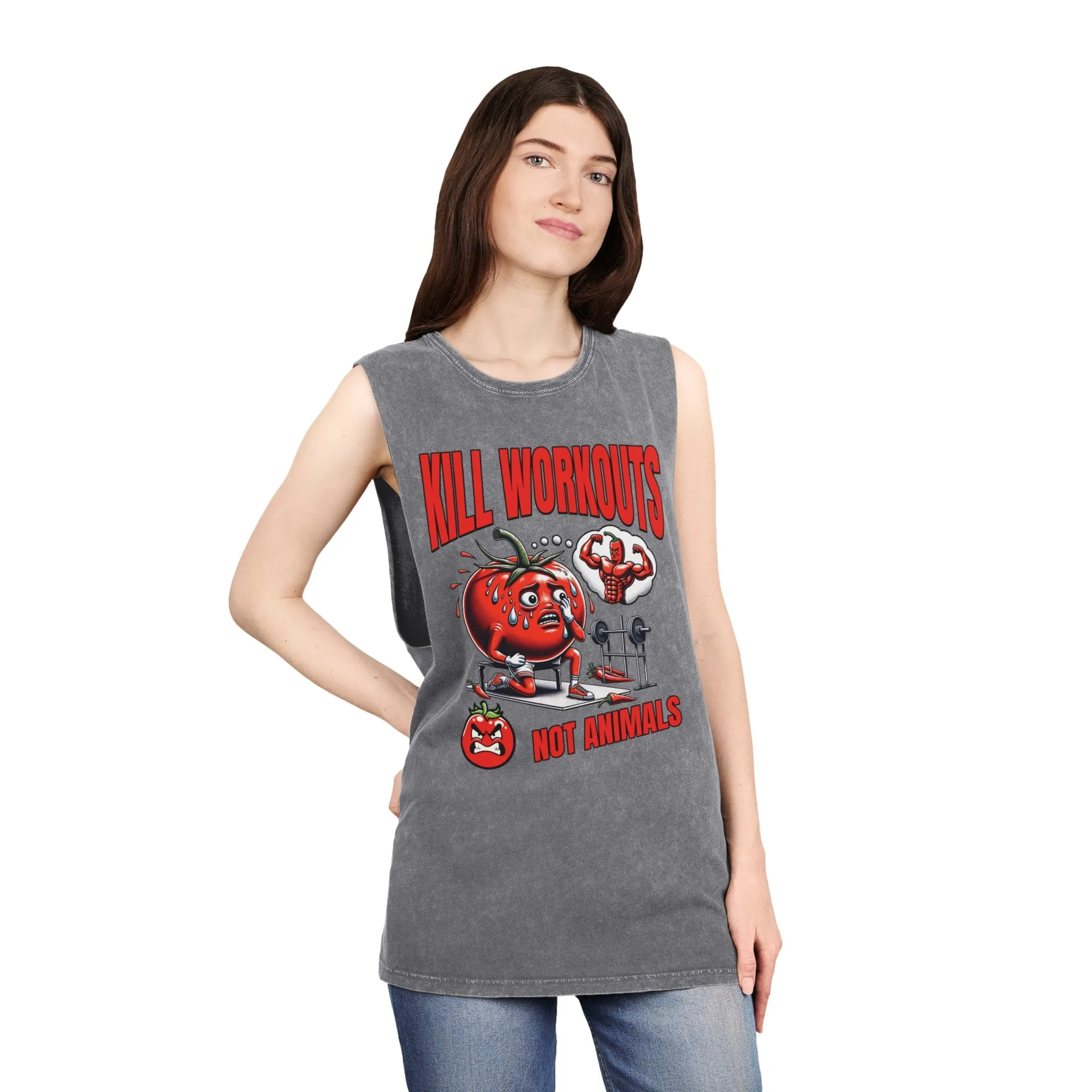 Kill Workouts - Unisex Stonewash Tank Top