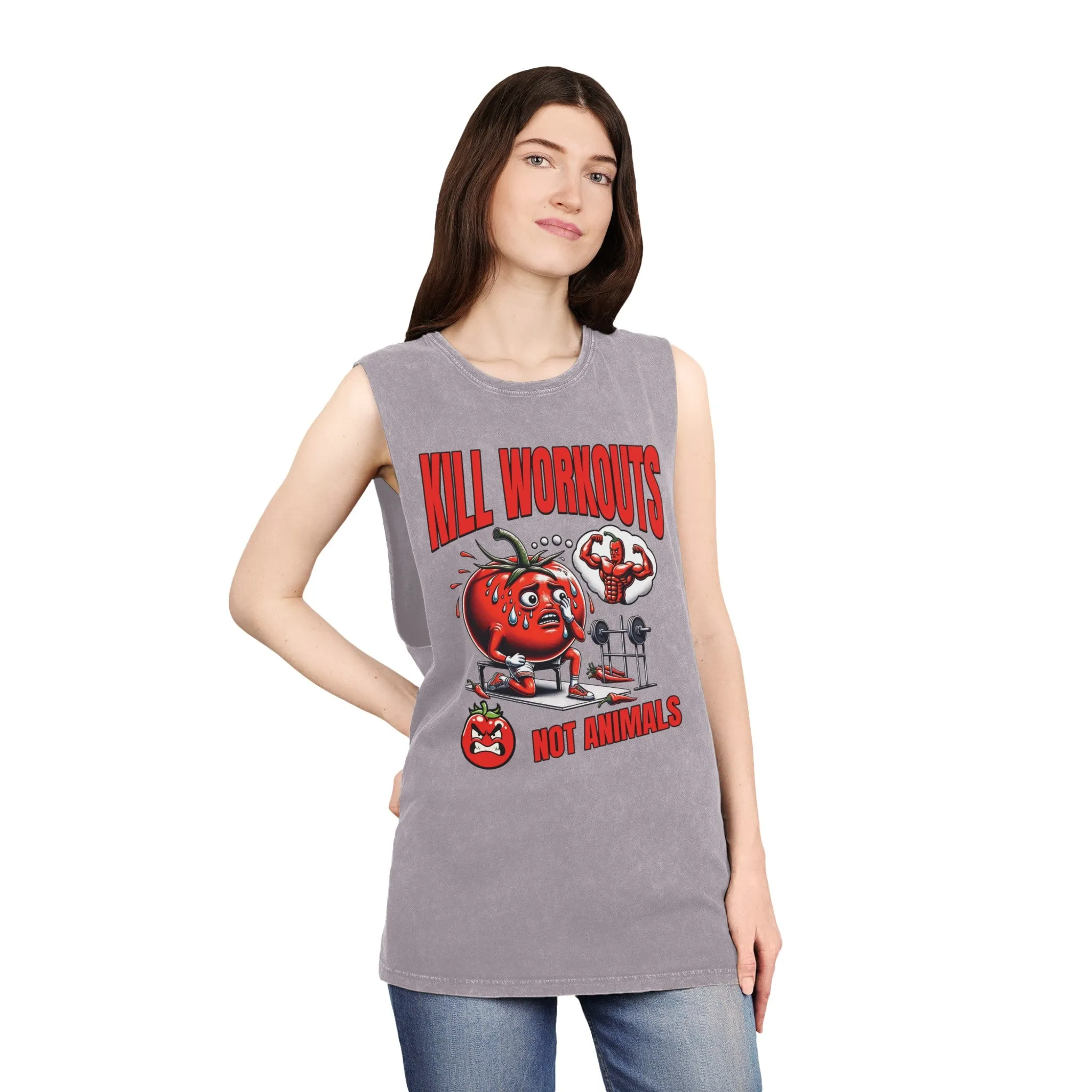 Kill Workouts - Unisex Stonewash Tank Top